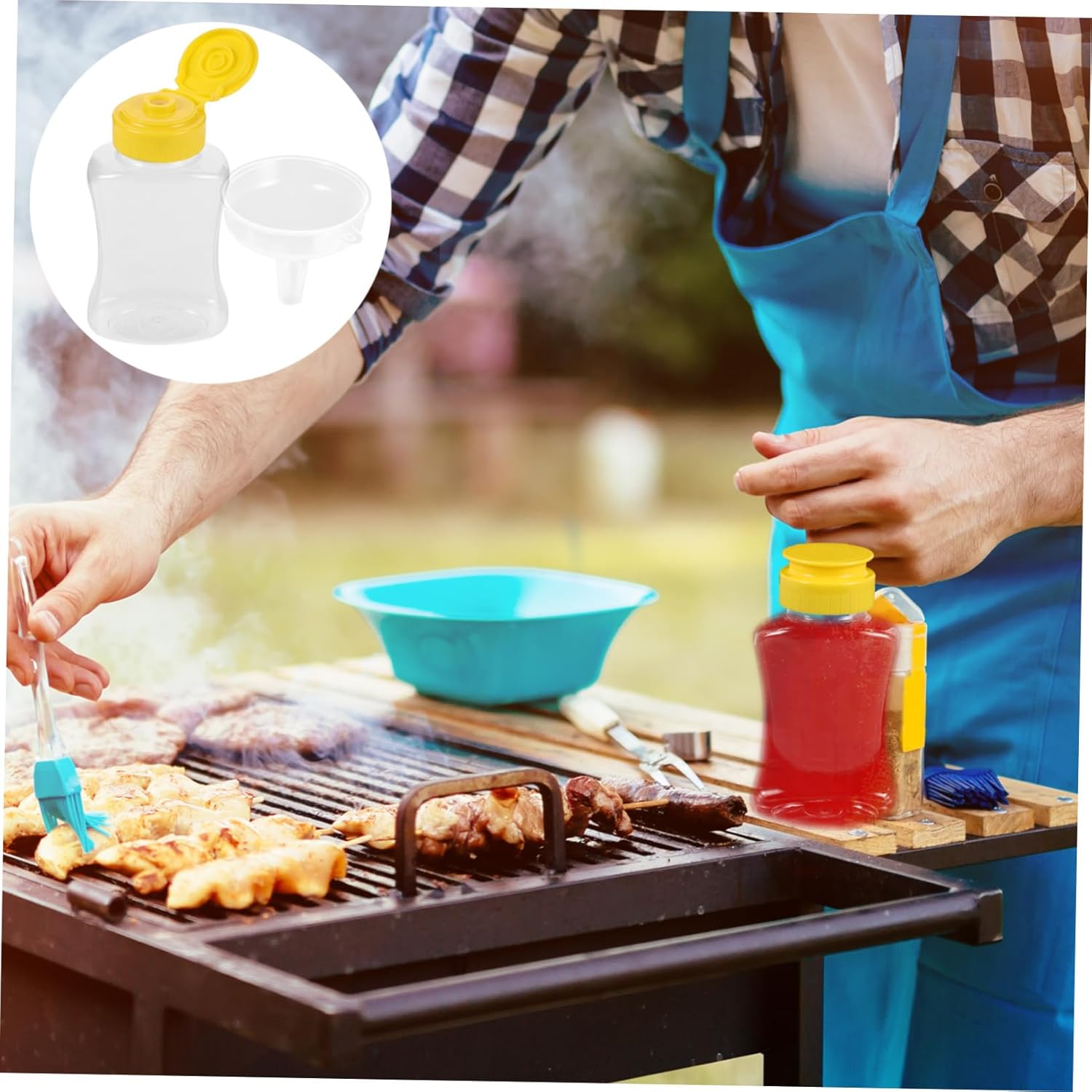 Honey Squeeze Bottle with Clear View Leak-Proof Design