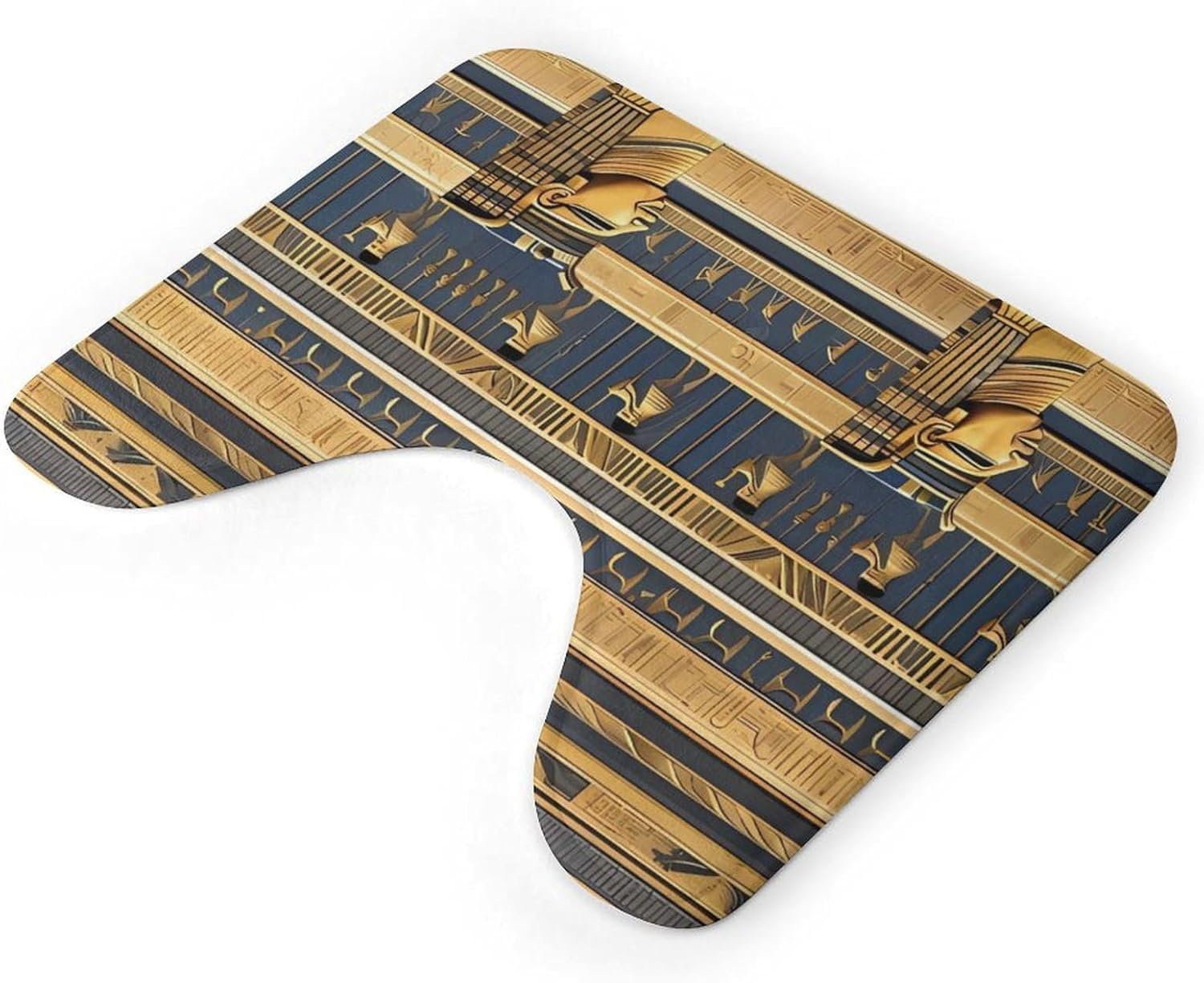 Egyptian Pharaonic Soft Non-Slip Cartoon Toilet Rugs for Home Use