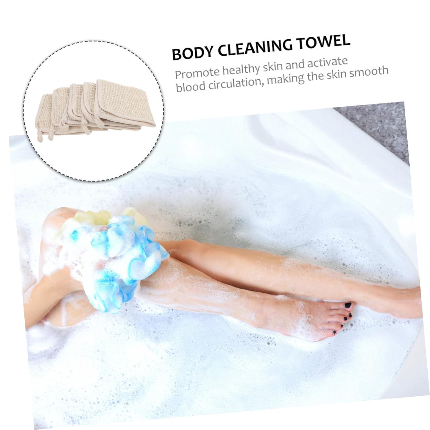 Canight Exfoliating Washcloth Set for Sensitive Skin