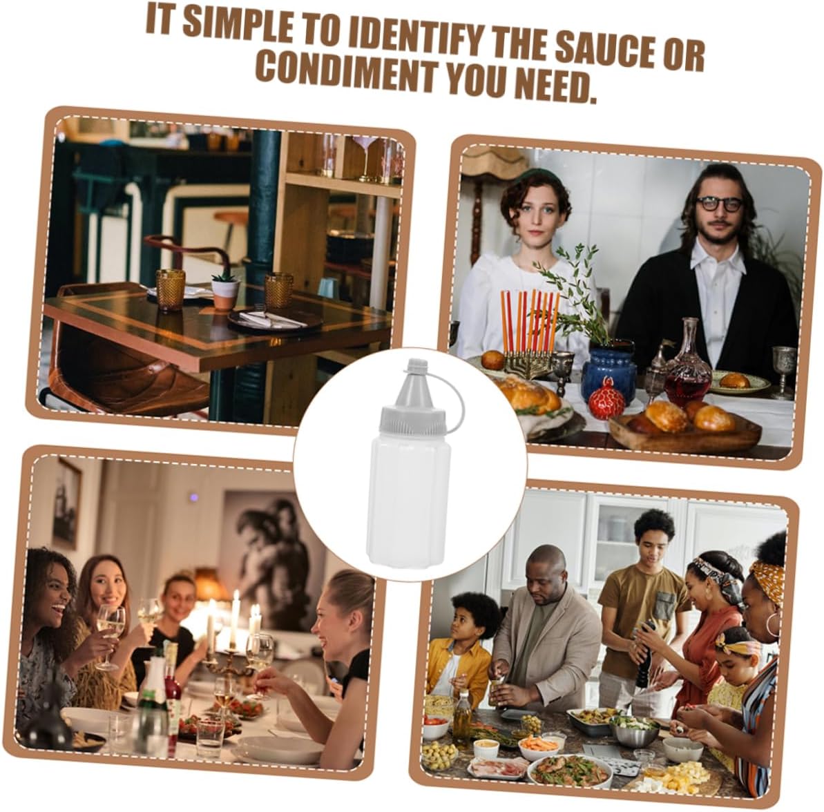 Reusable Kitchen Squeeze Bottles 30ml