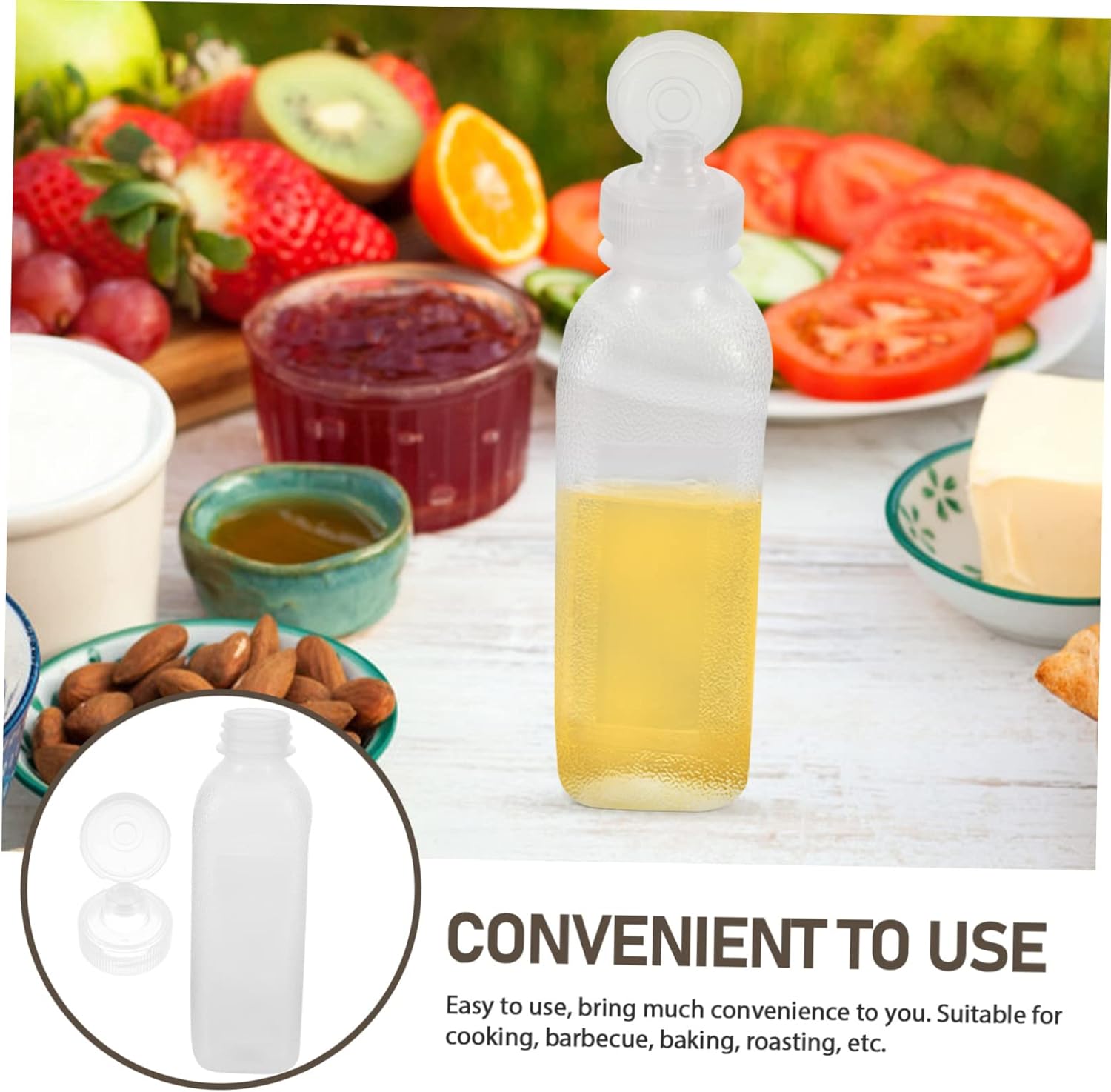 500ml Food Grade PP Oil Squeeze Bottle 1