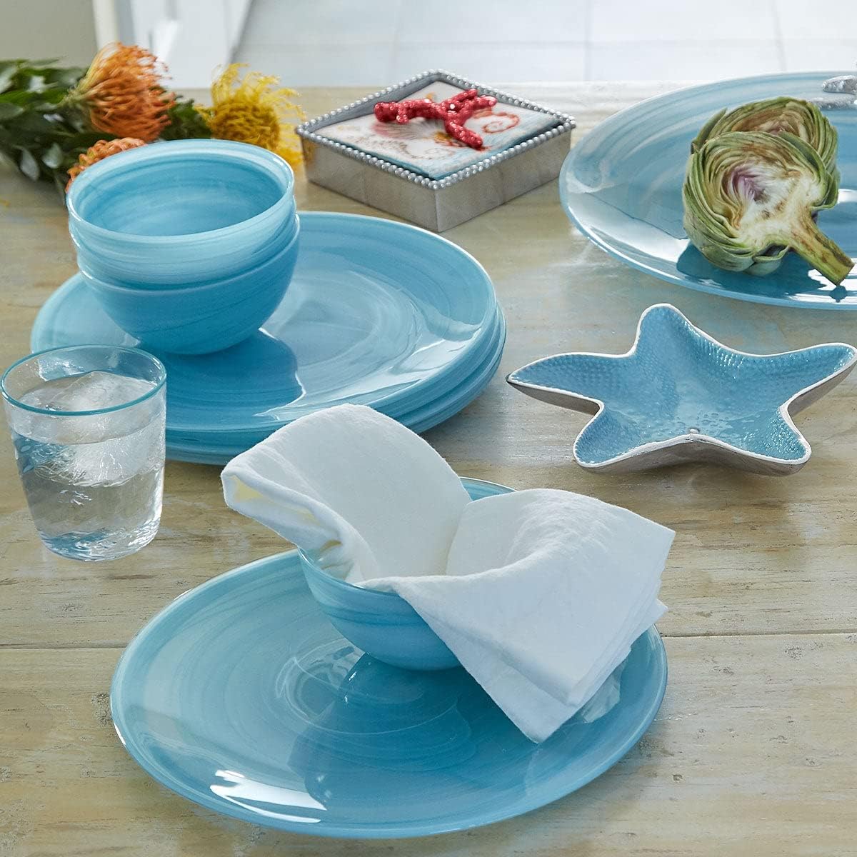 Sturdy Handmade Dinner Plates Set Ab Common Made in Turkey