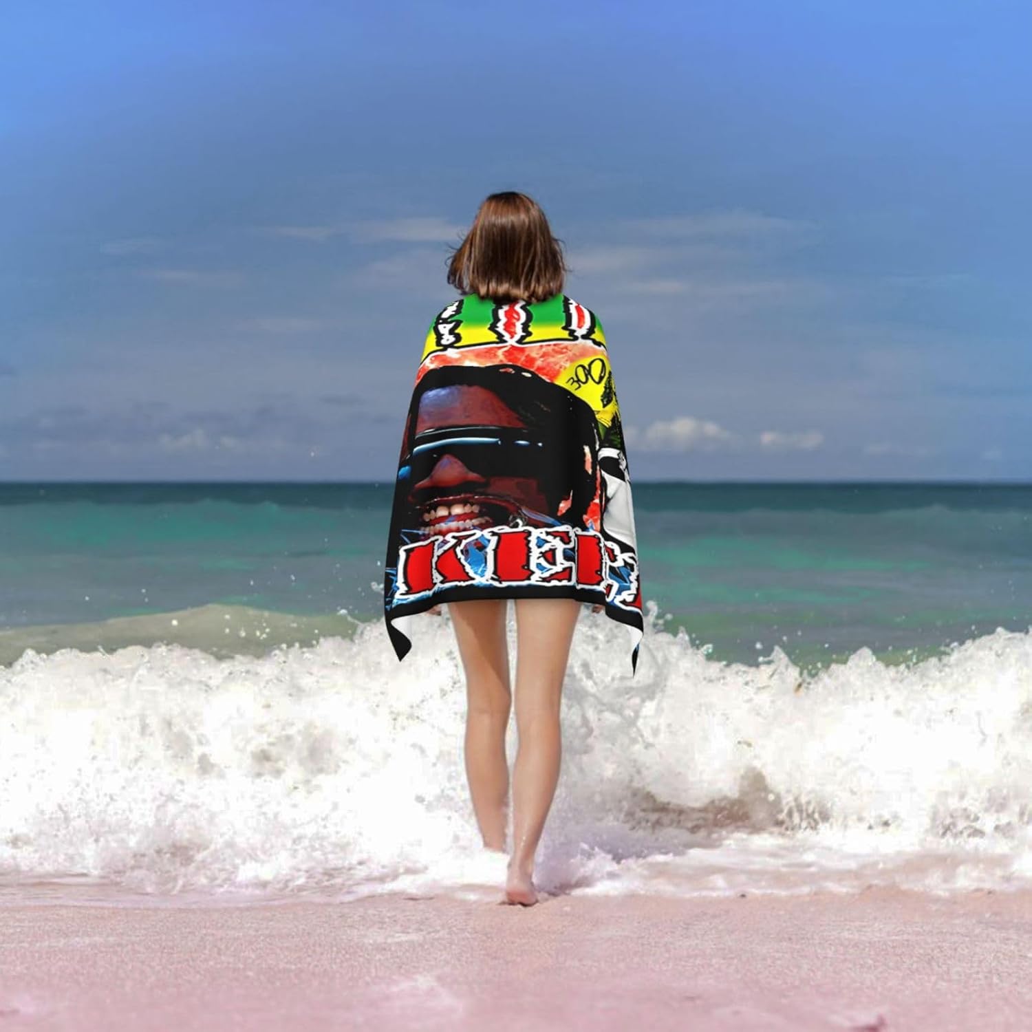 Utxnjskl Chief Music Keef Microfiber Bath Towel Quick Dry Beach Travel 52x32 In