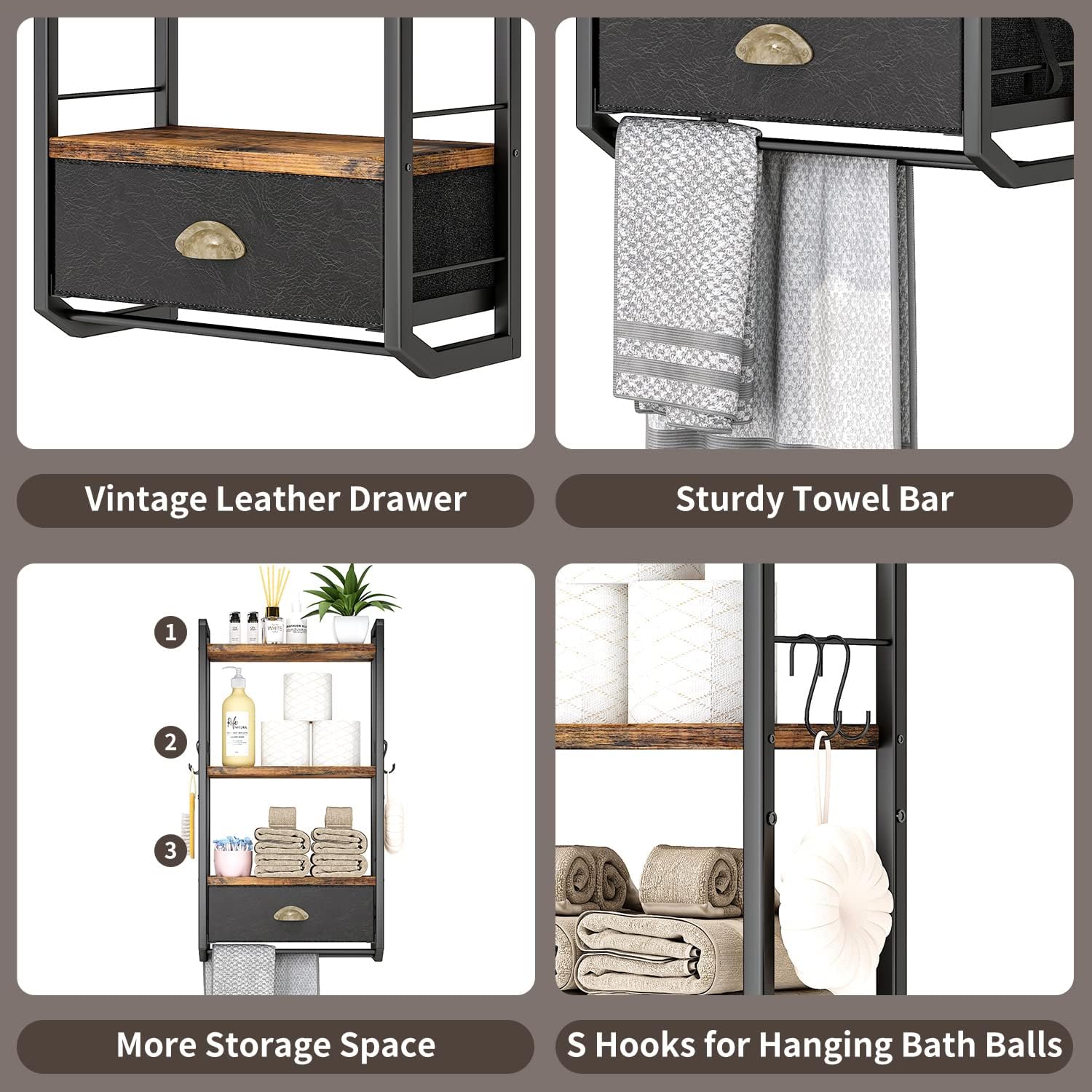 JZM Bathroom Storage Organizer