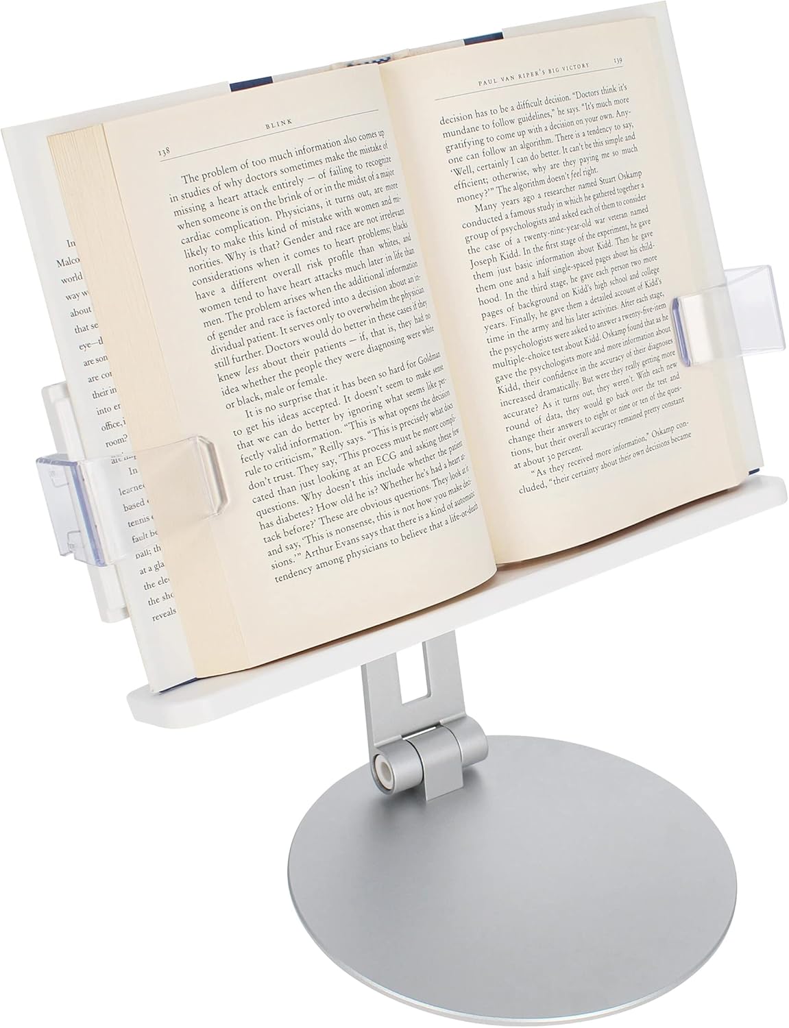7Penn Adjustable 360 Rotating Book Stand for Kitchen and Desk