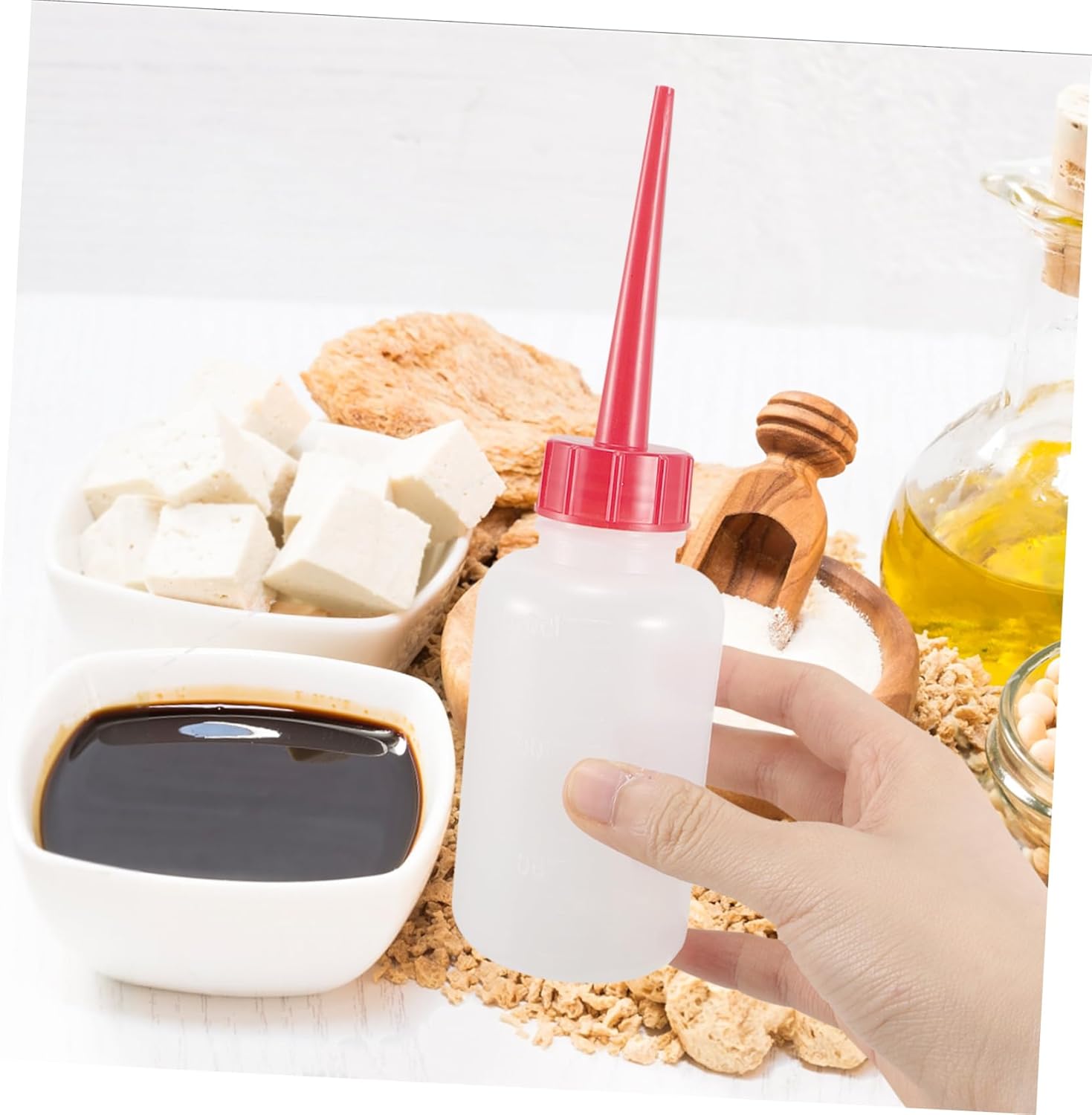 Cabilock Squeeze Condiment Bottle - Opaque Kitchen Gadget