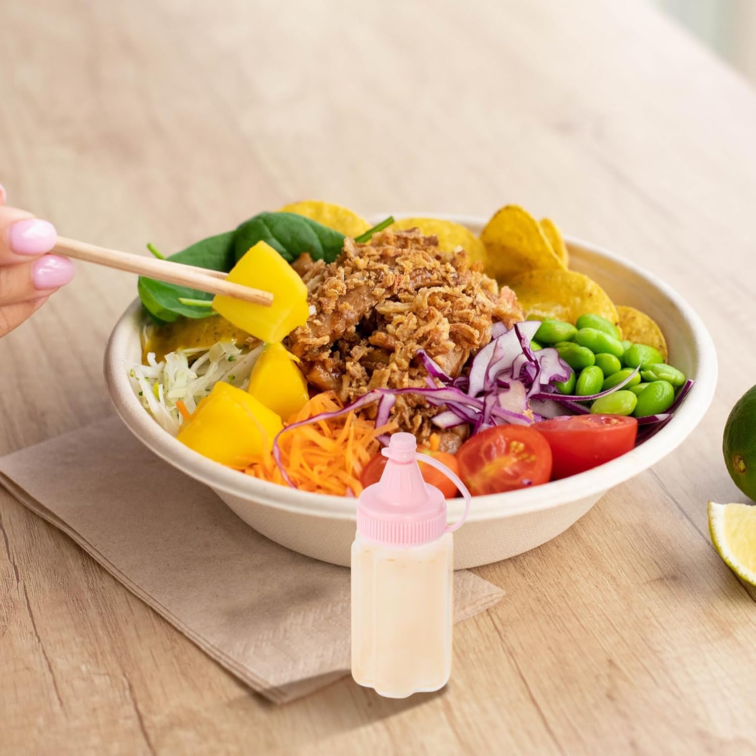 Compact Reusable Squeeze Bottles for Kitchen-S Perfect Gift