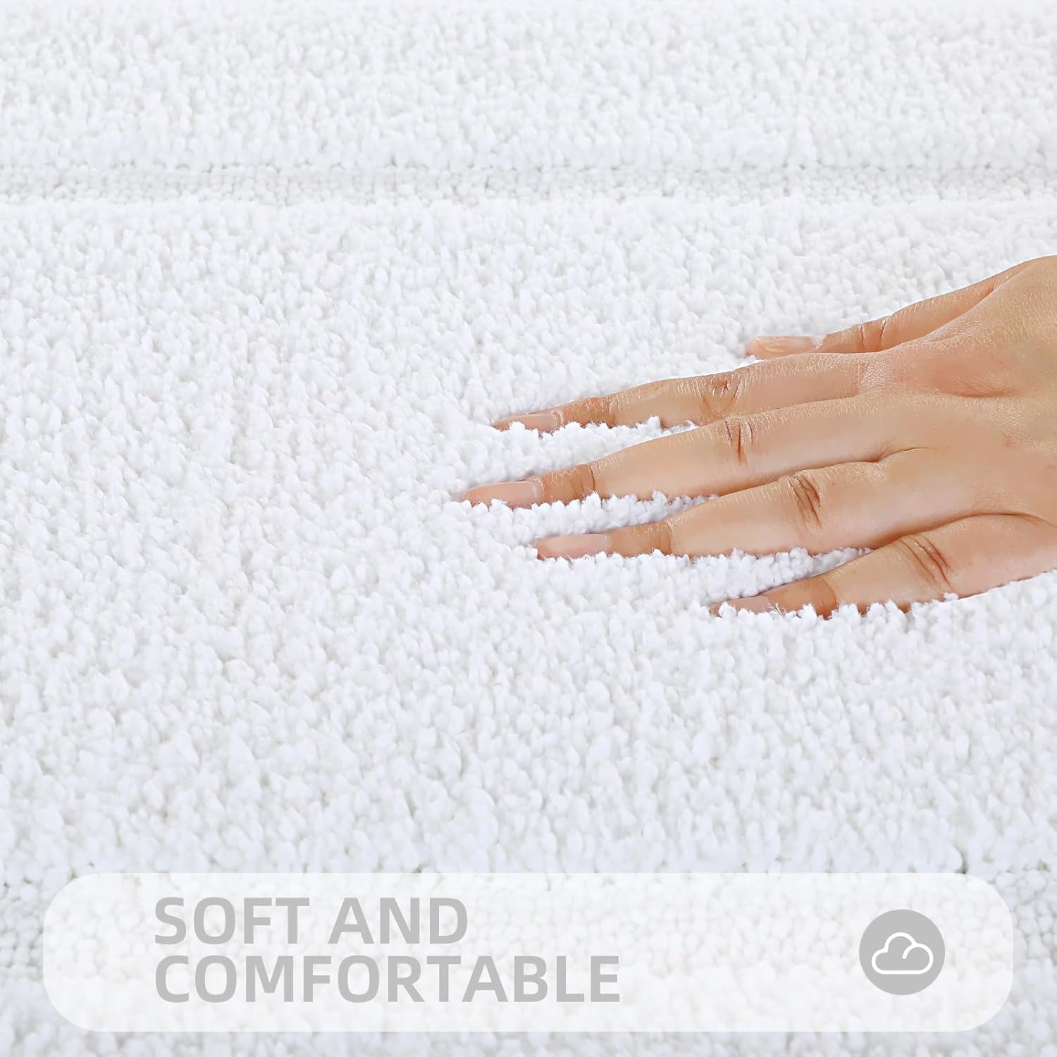 ZOESIOER 2-Piece Bathroom Rug Set