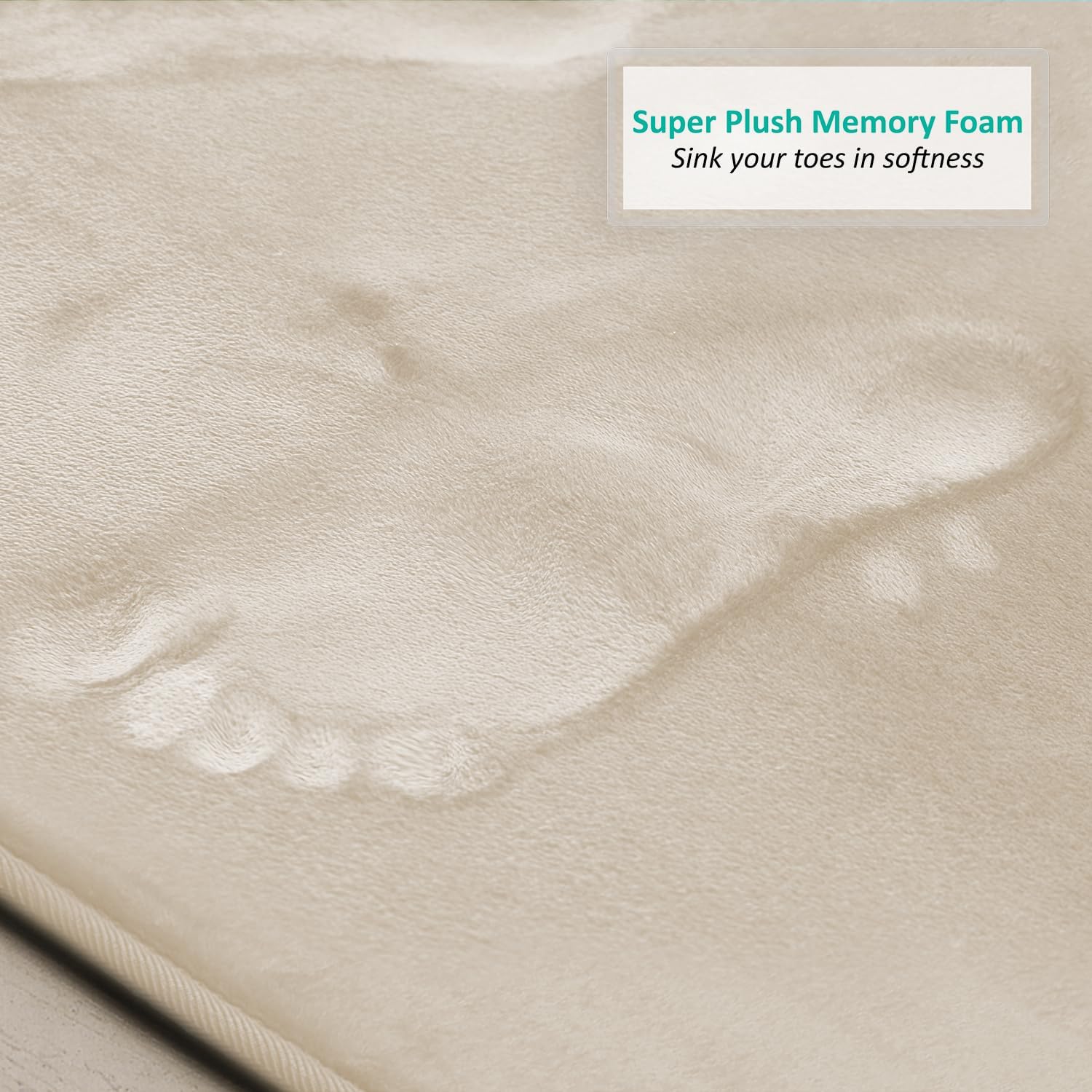 Clara Clark 3-Piece Bath Rugs Set for the Bathroom