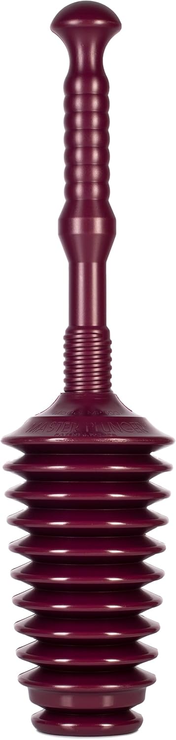 Master Plunger MP500-B Heavy Duty Toilet Plunger Kit