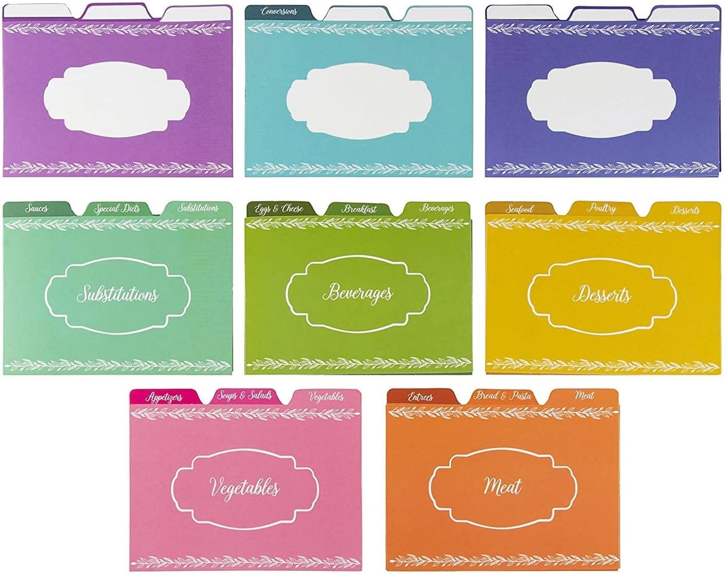Juvale The Art of Keeping Recipes Perfectly Organized