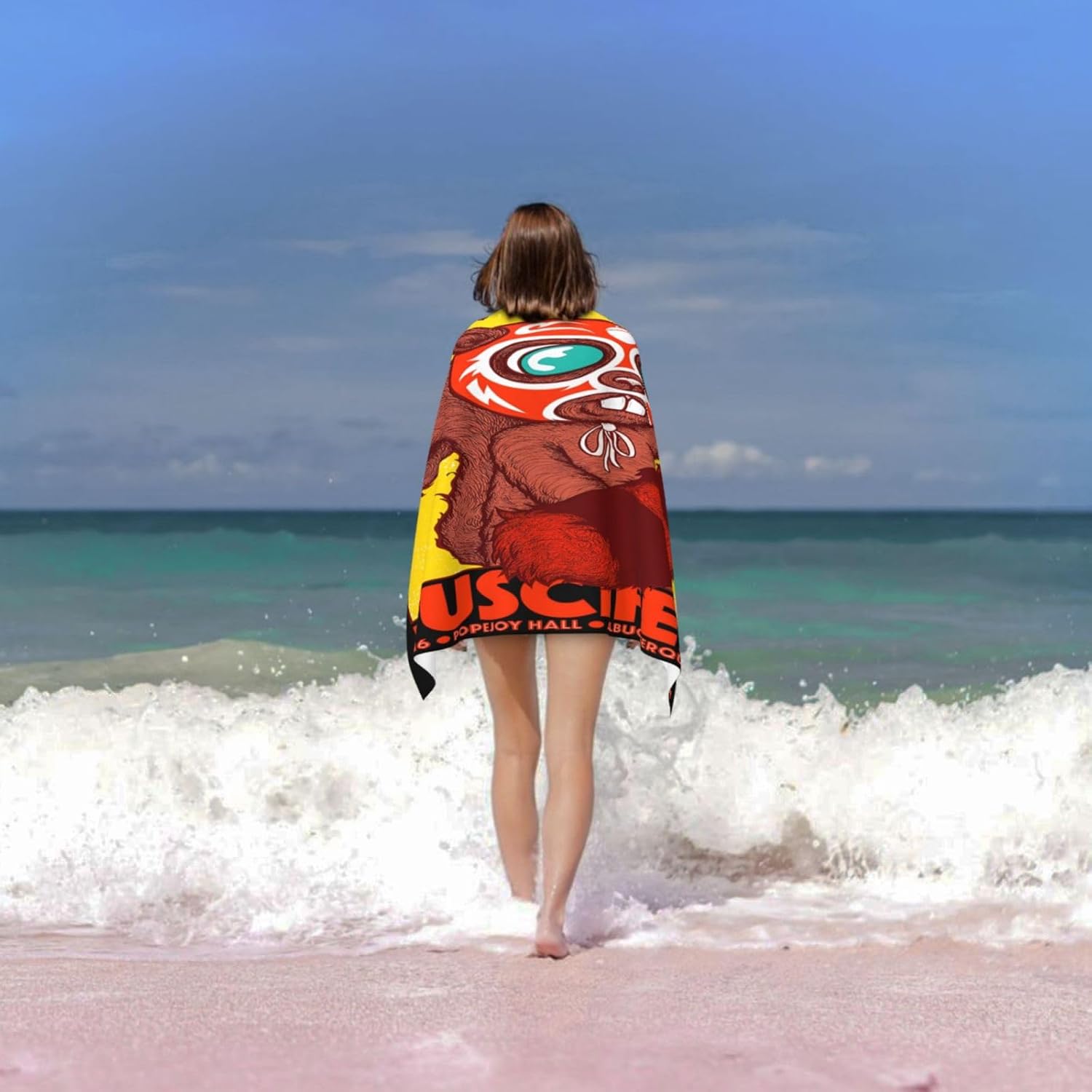 Quick-Dry Microfiber Beach Towels Printed 52x32