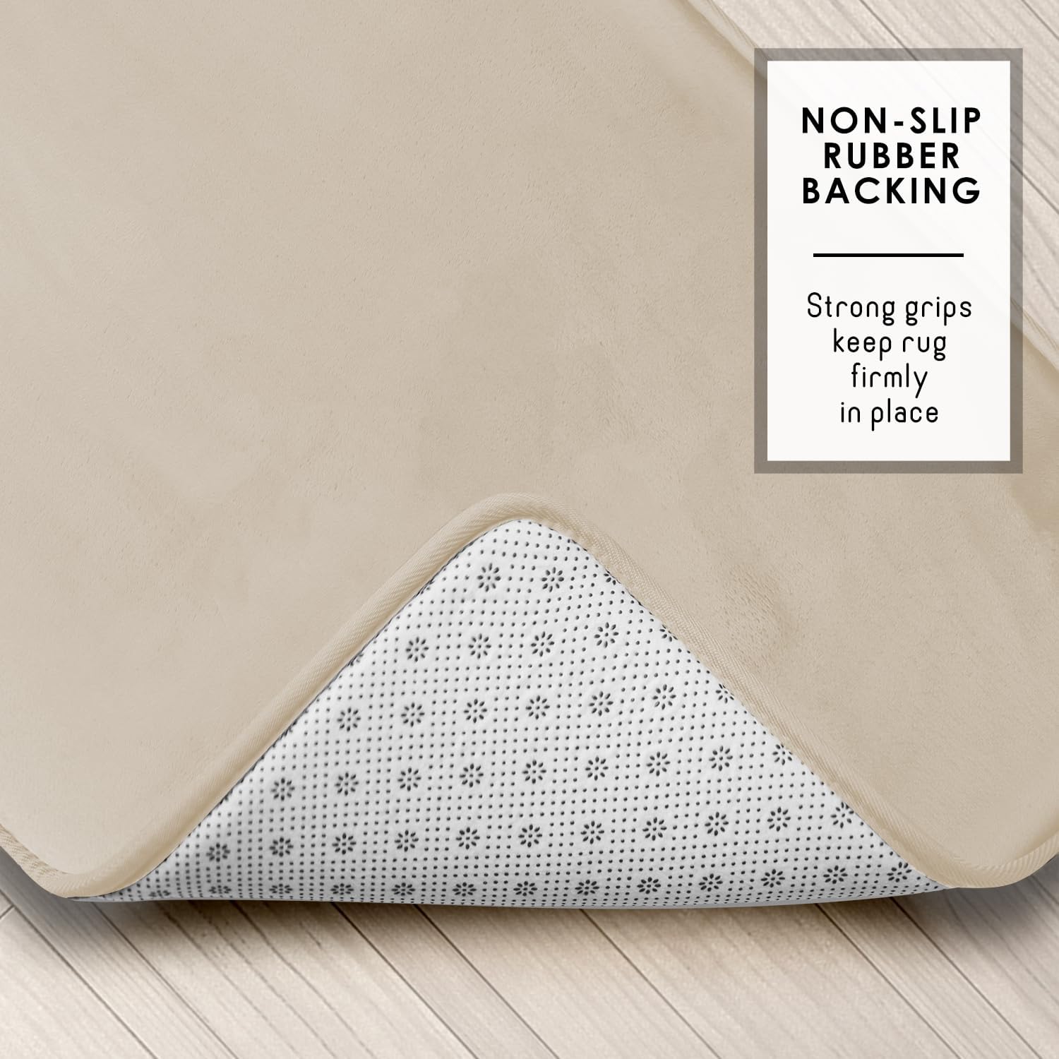 Clara Clark 3-Piece Bath Rugs Set for the Bathroom