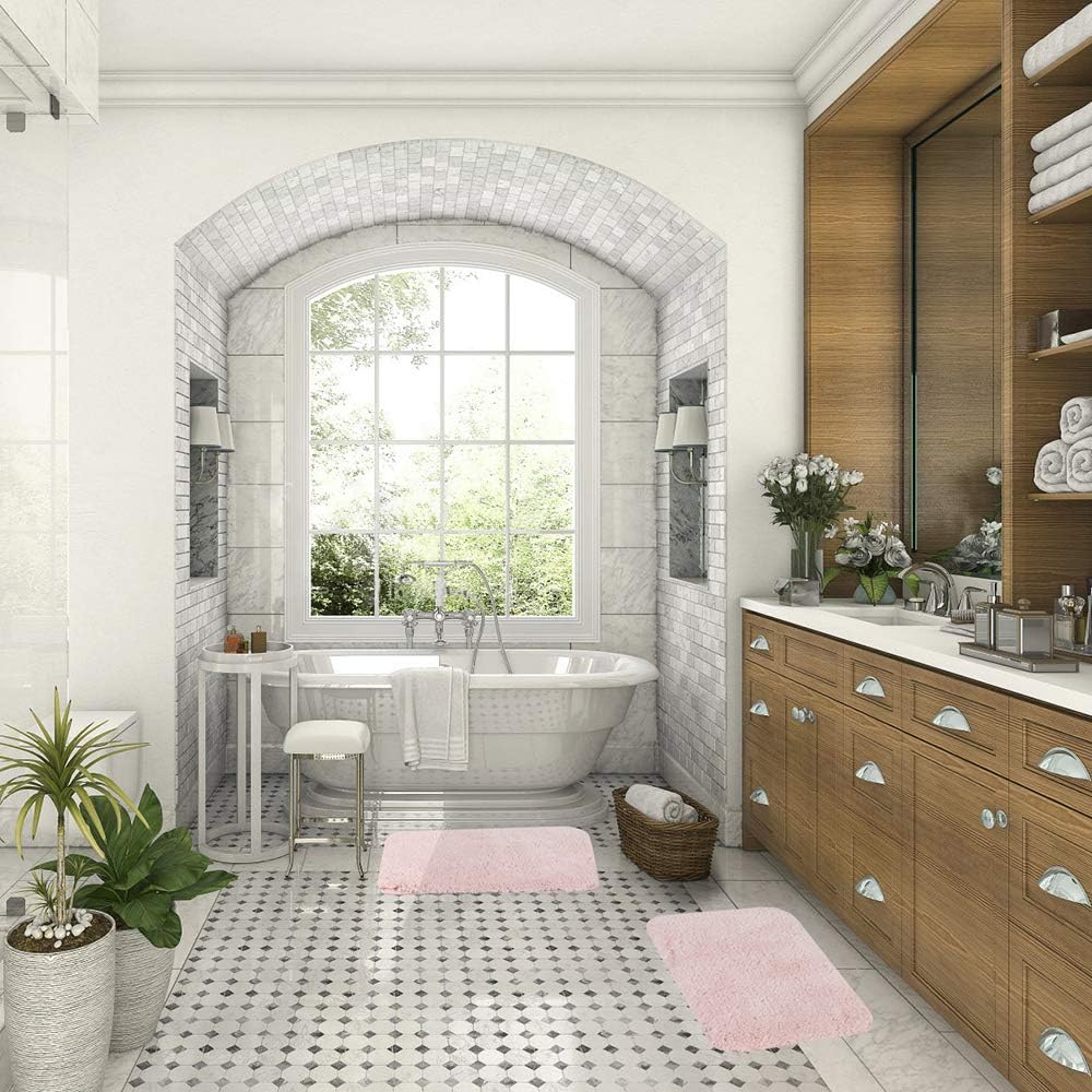 Luxury Bath Rug Set for Shaggy Feet