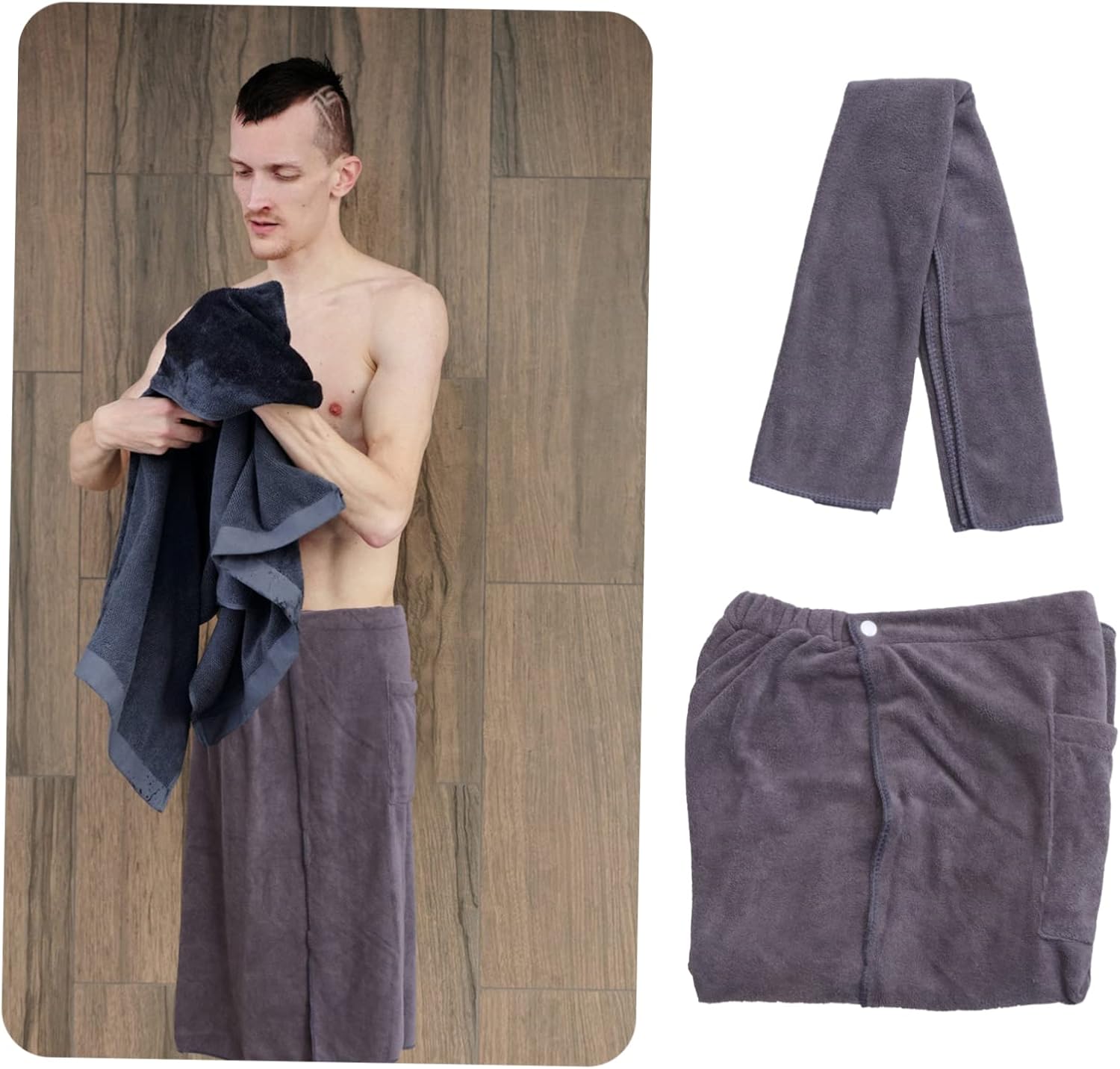 100 Soft Luxury Heated Mens Bath Towel for Beach Sauna
