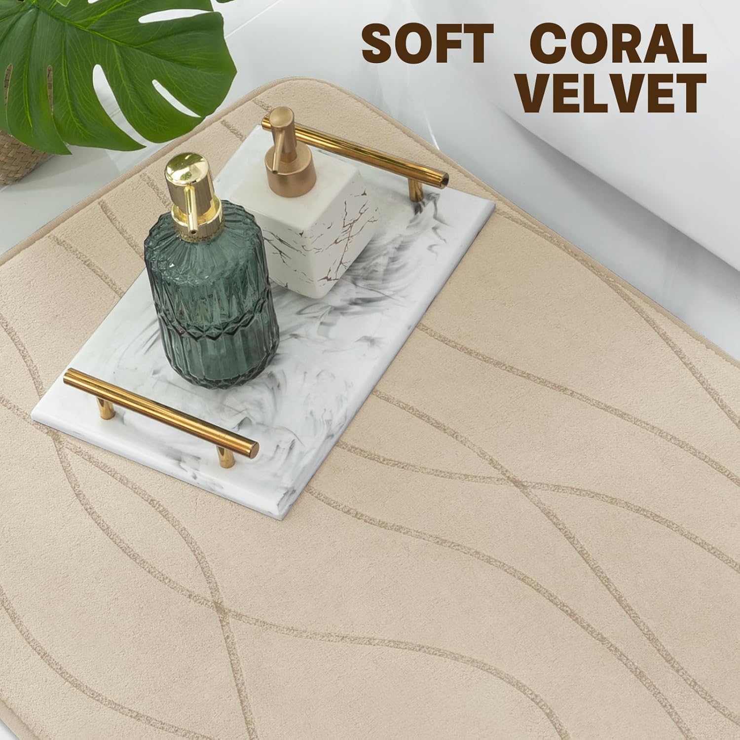 YIHOUSE Memory Foam Bathroom Rugs