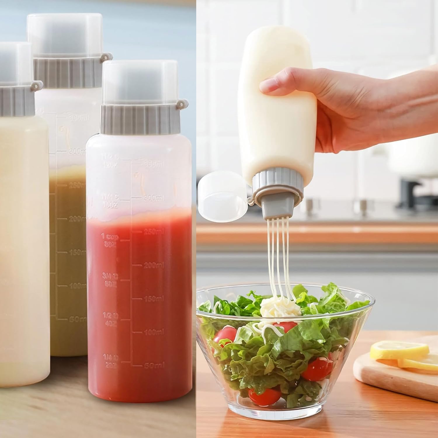 Revolve - AKOAK 12oz Salad Dressing Squeeze Bottle