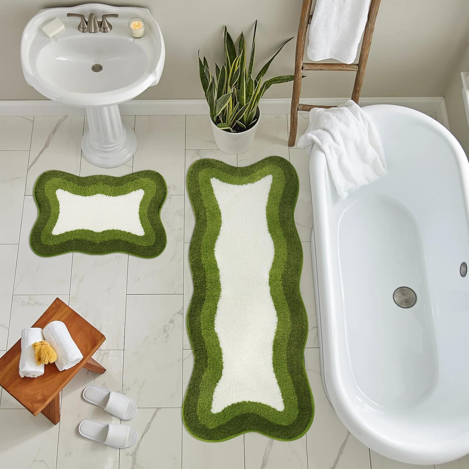 Perfect Bath mat for Home Kitchen DRY COMFY with GRADIENT PATTERN