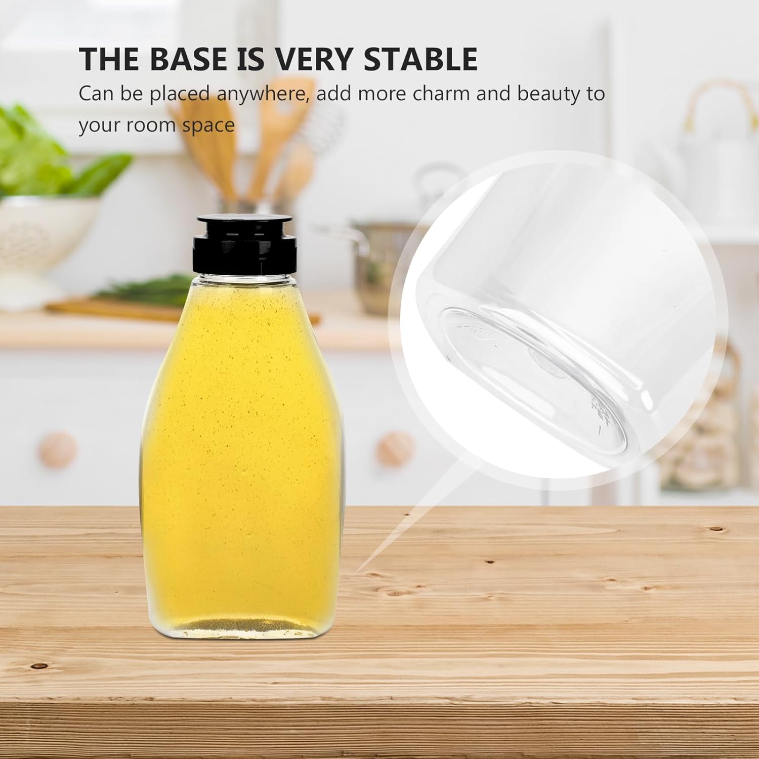 Zerodeko Jar Sugar Pot 4Pcs Sauce Squeeze Bottles
