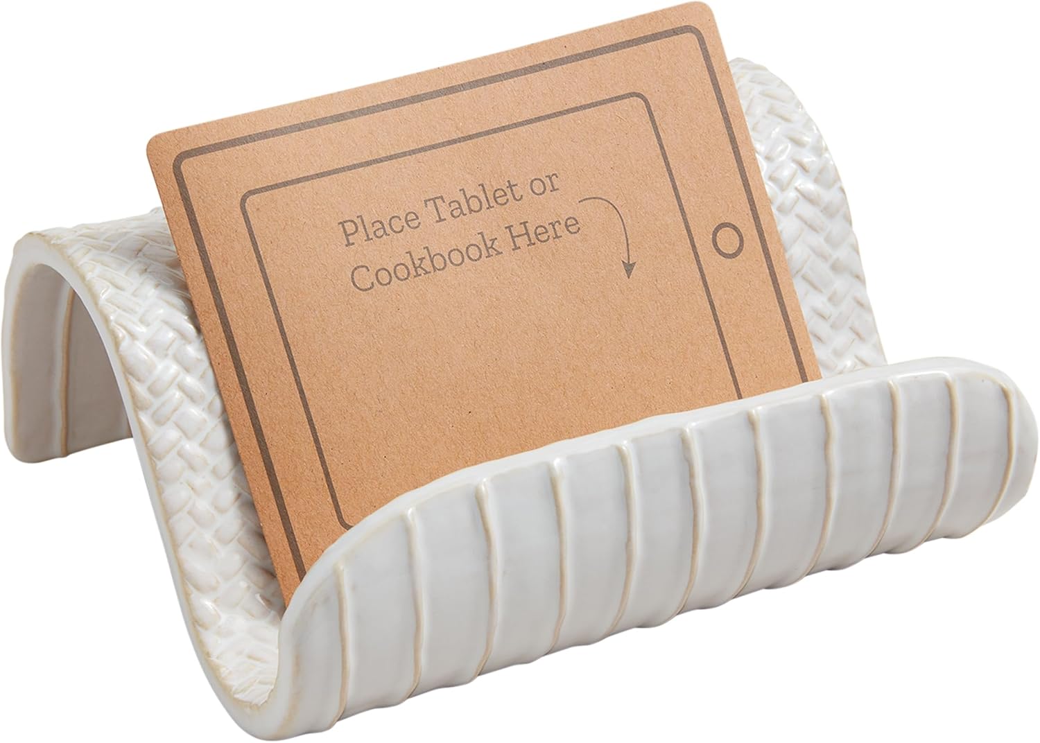 Mud Pie Ceramic Cookbook Holder