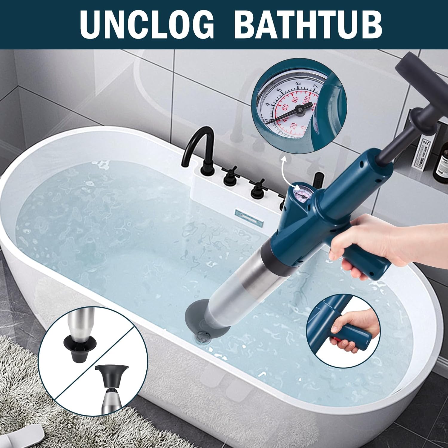 ProspBegal High Pressure Toilet Plunger