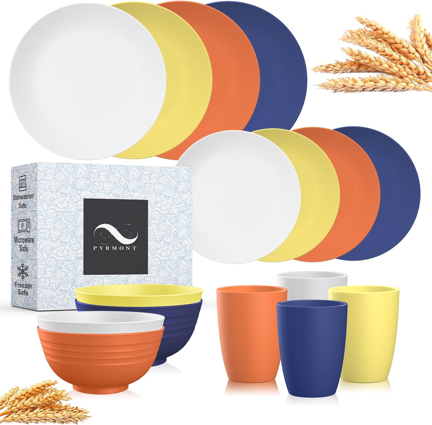 Stylish 16-Piece Dinnerware Set for 4