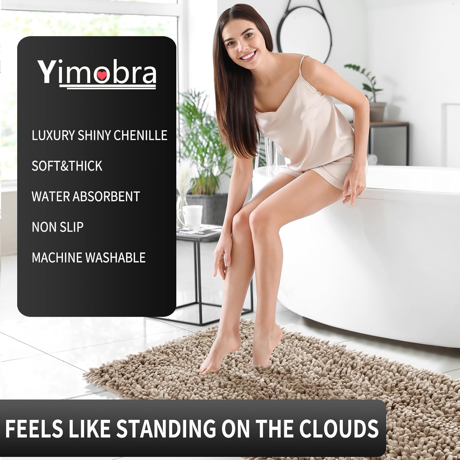Luxury Bath Mat by Yimobra