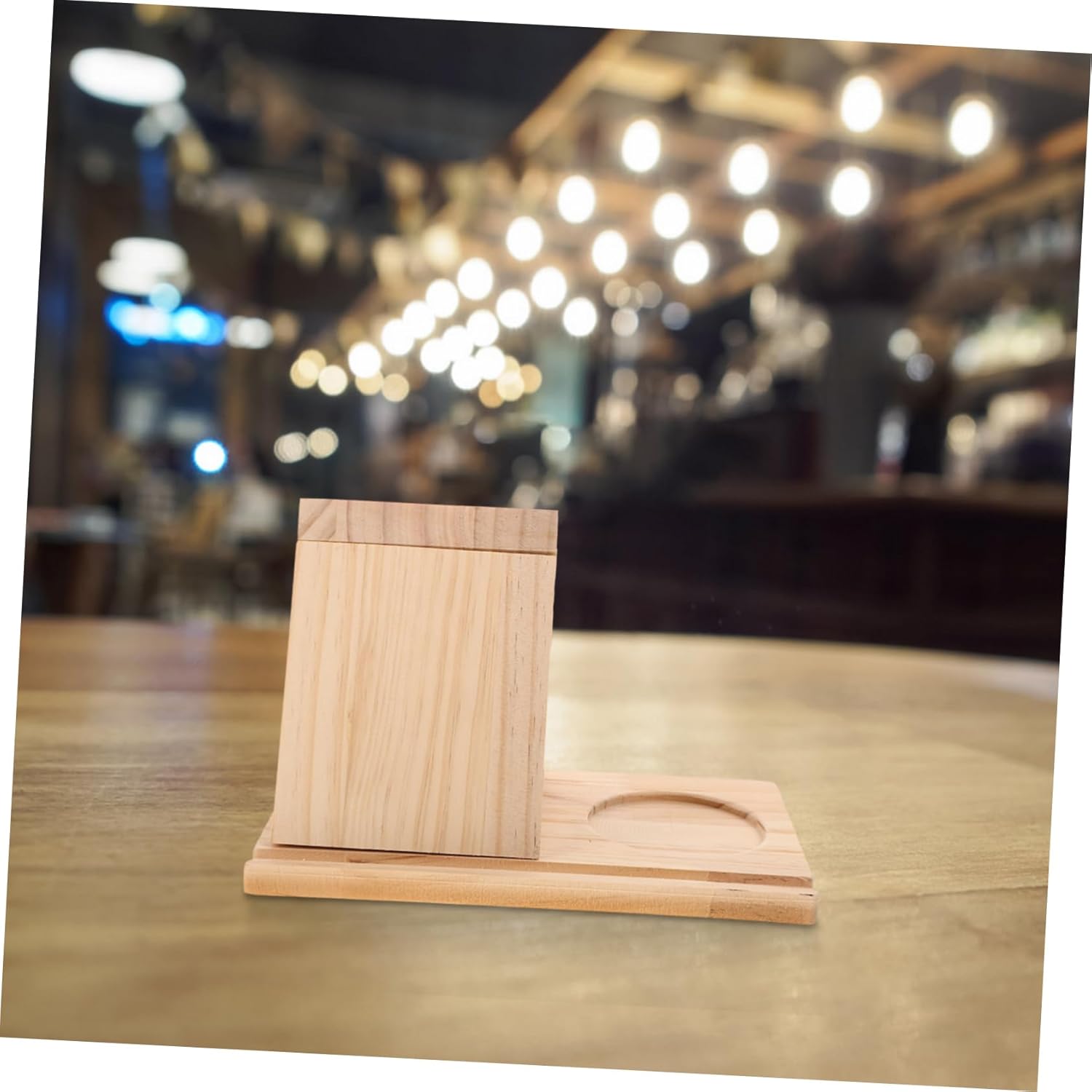 Sturdy Wooden Triangle Book Holder for Home Office