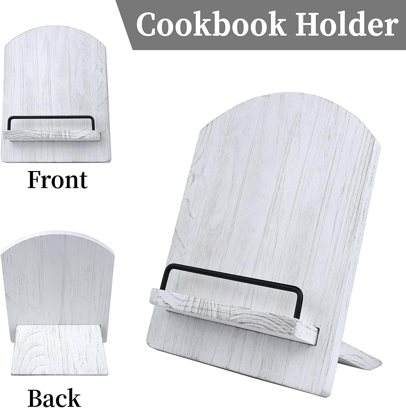 Adjustable Kitchen Cookbook Holder