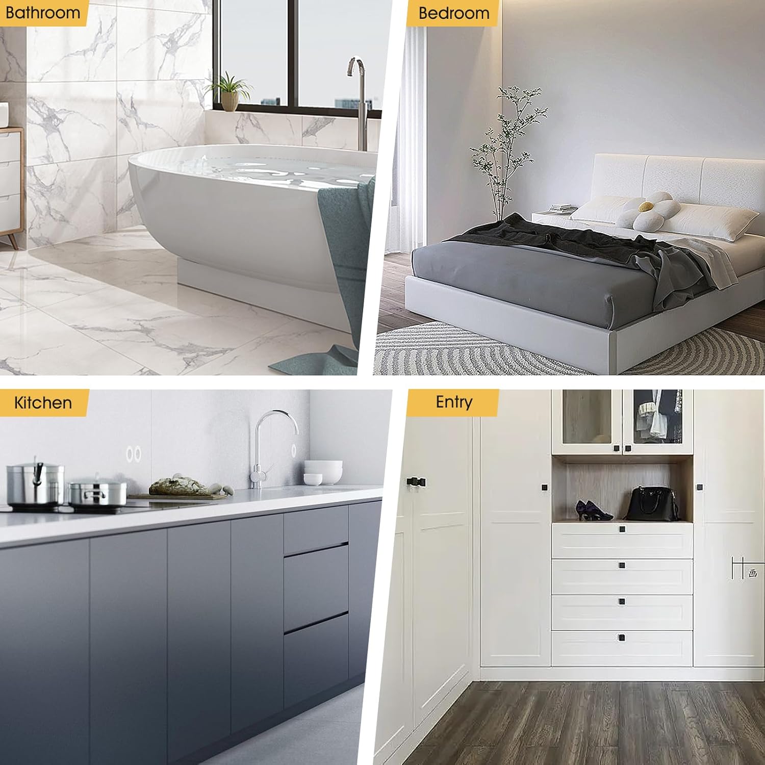 Luxury 3-Piece Bathroom Rugs Set for Extra Comfort and Style