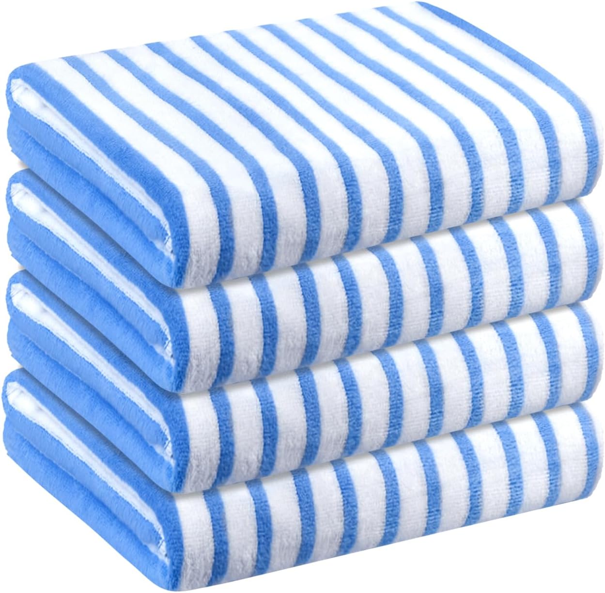 JML Beach Towels Microfiber Bath Towel Set 4 Pack 30x60