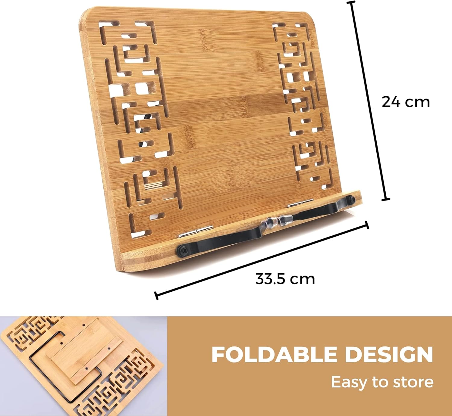 Premium Bamboo Reading Stand