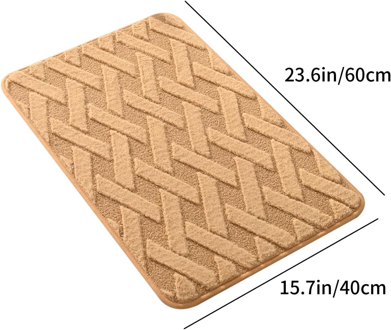 Bath Mat Rug Gold