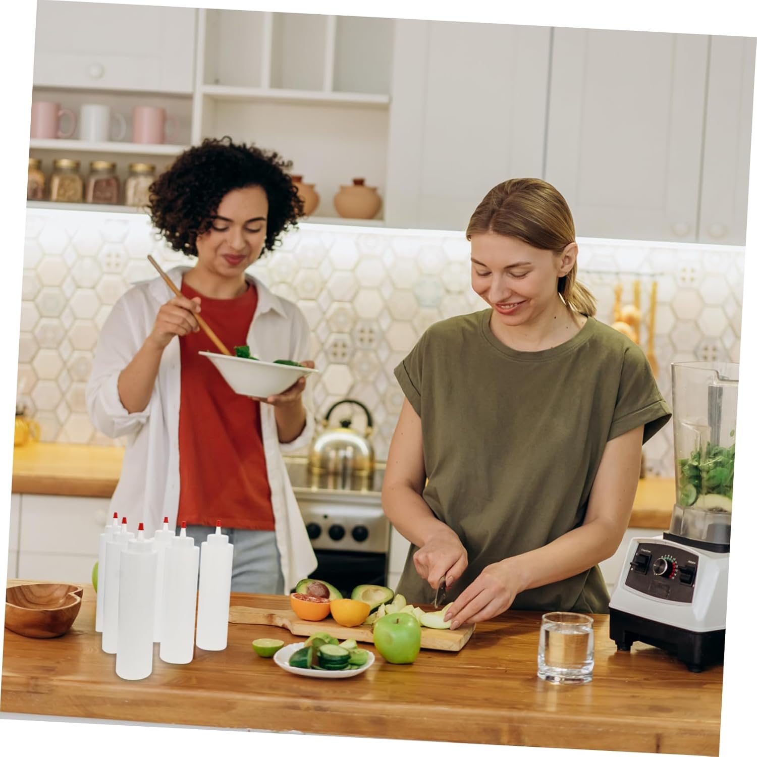 Perfect Squeeze Bottle Set by Cabilock 6 Piece