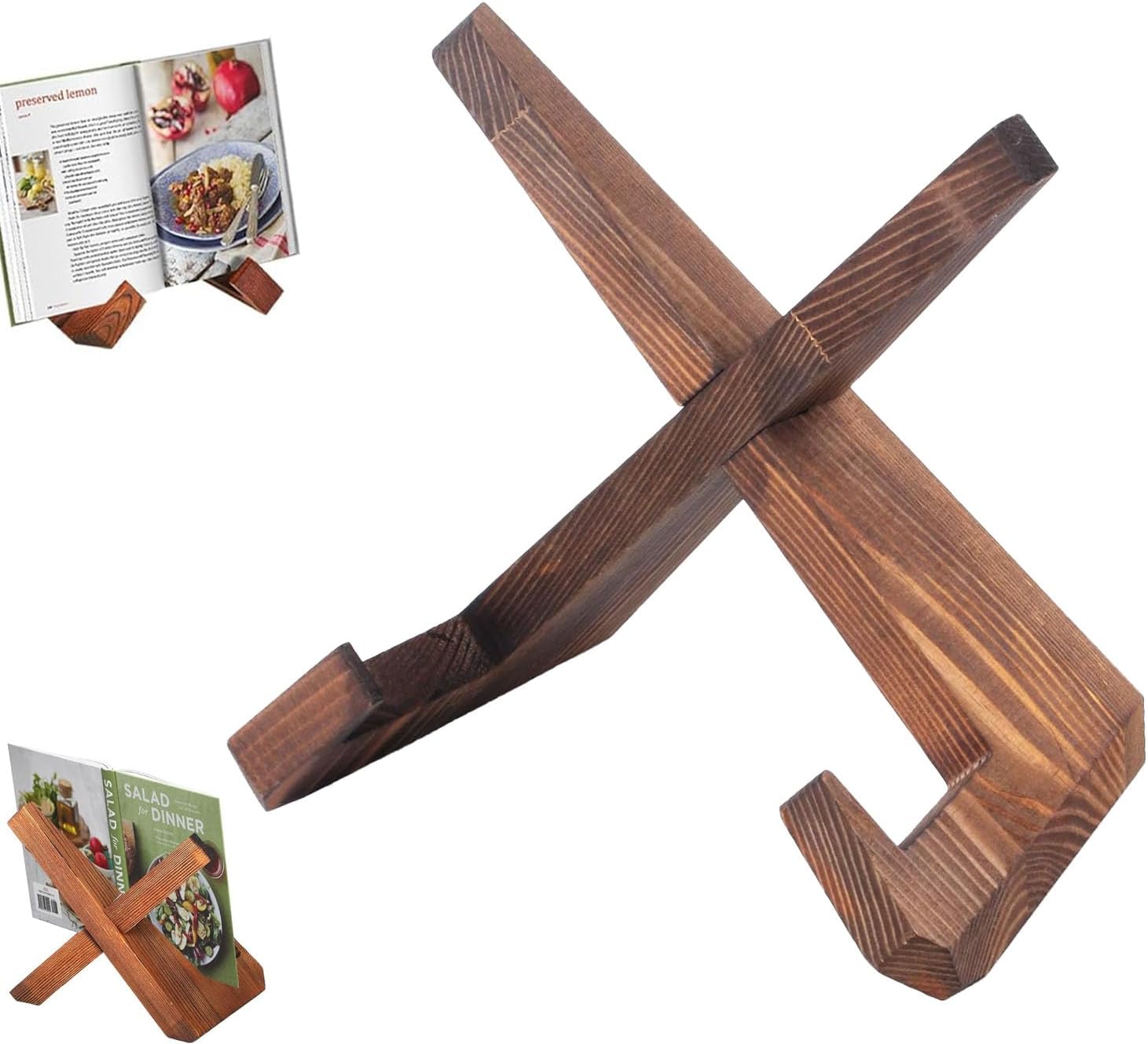 Premium BititoneRustic Brown Cooking Stand for Kitchen Multipurpose Display Holder