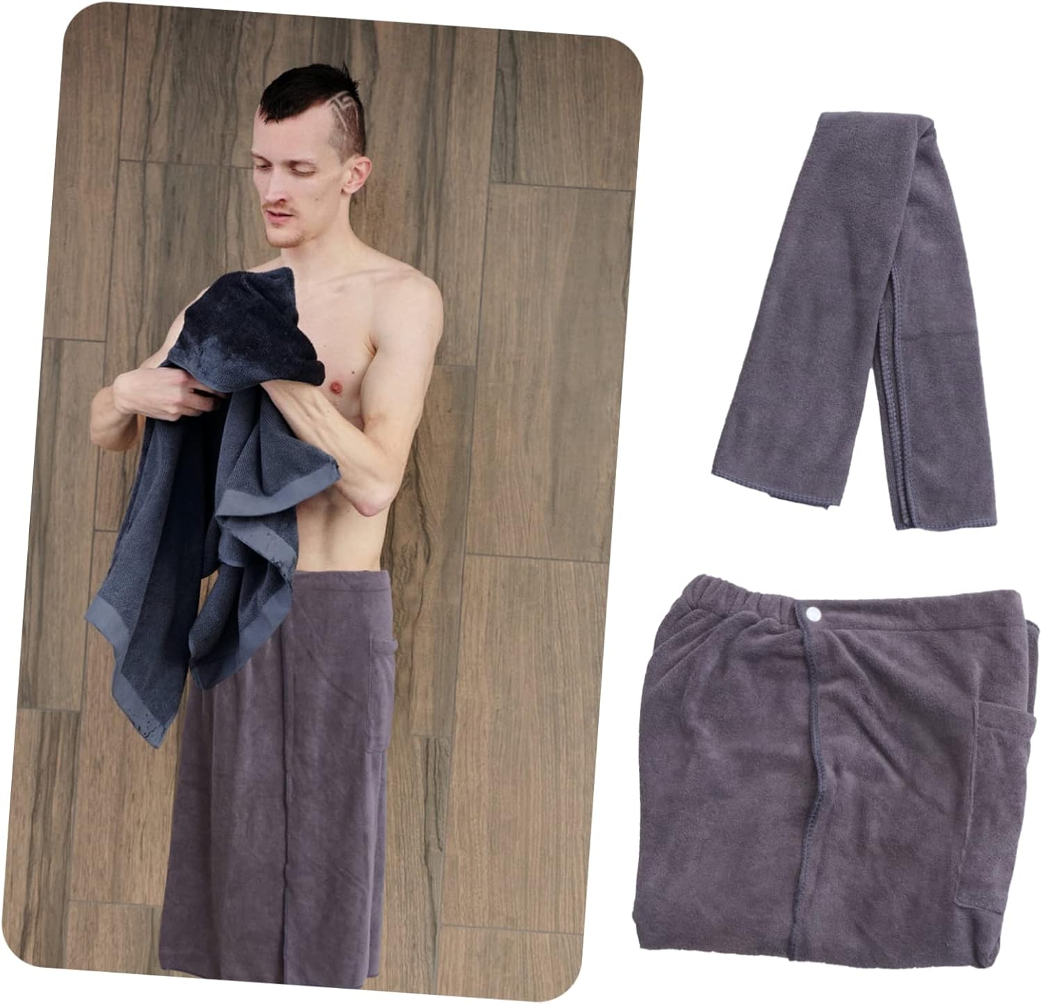 ElegantMarathons Beach Towel for Men Soft Absorbent Stylish