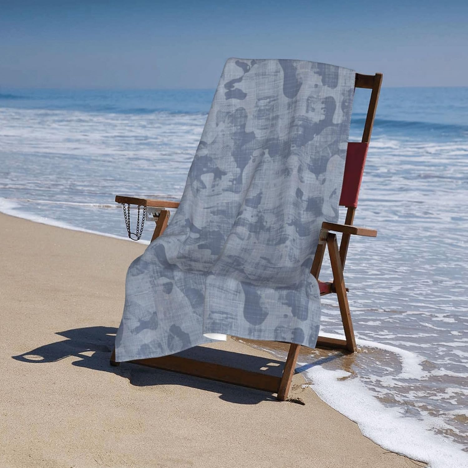 Comfy Durable French Blue Bath Towel