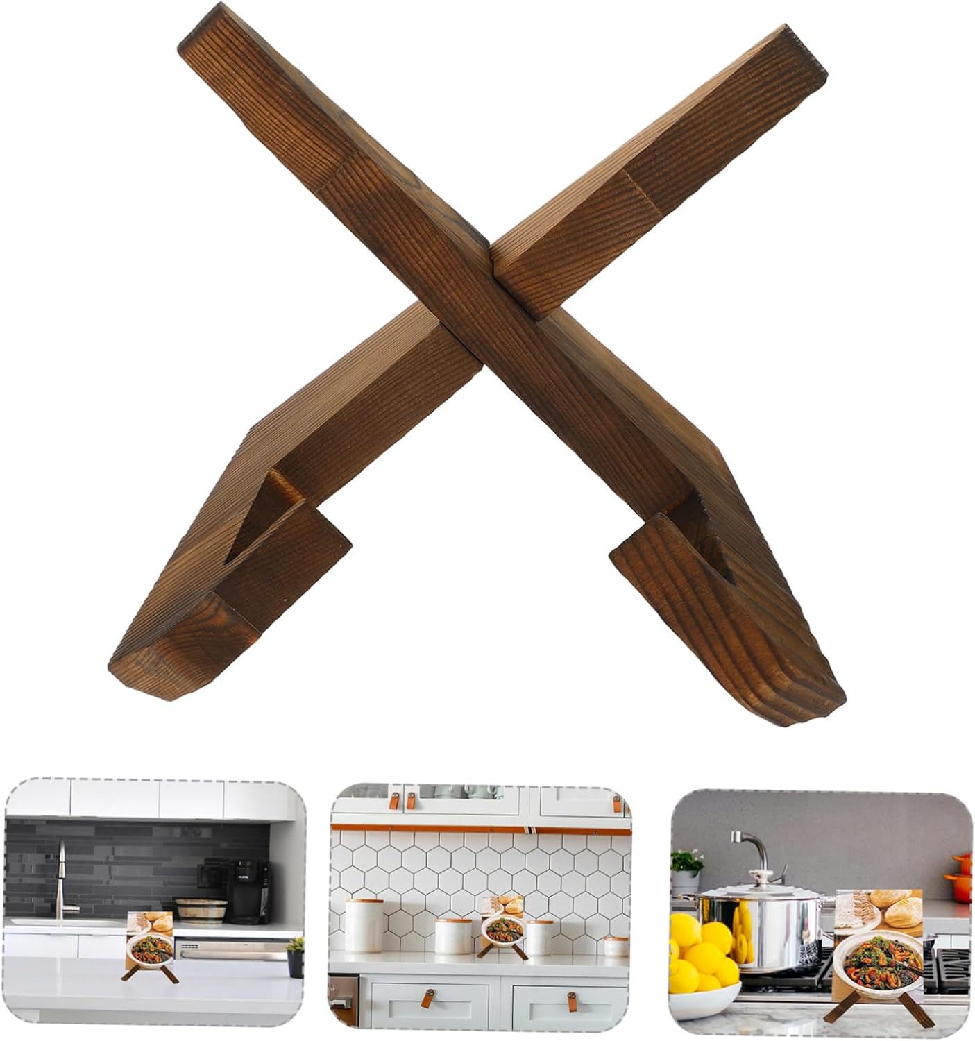 BRIGHTFUFU Multi-Function Recipe Holder Kitchen Book Stand Sturdy Anti-Fall