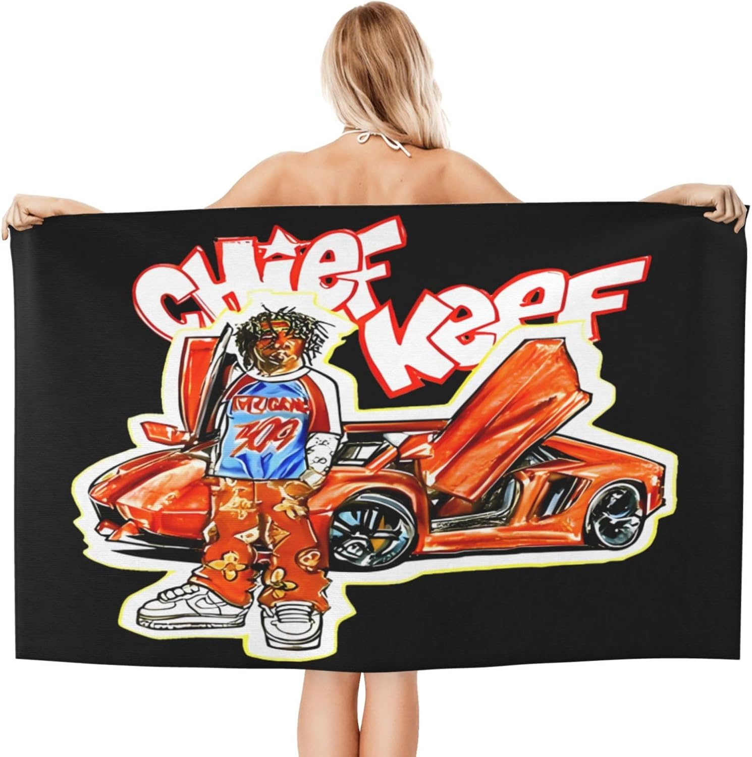 Chief Music Keef Bath Towel Quick Dry 52x32 In