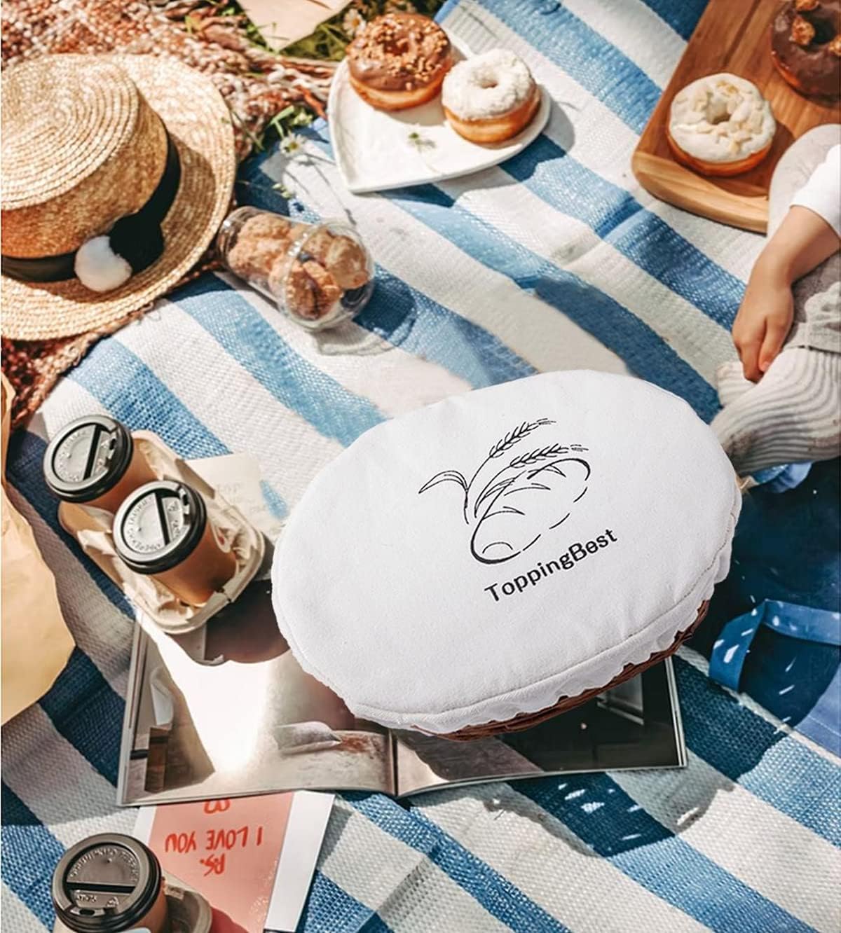 Eco-Friendly Wicker Bread Basket