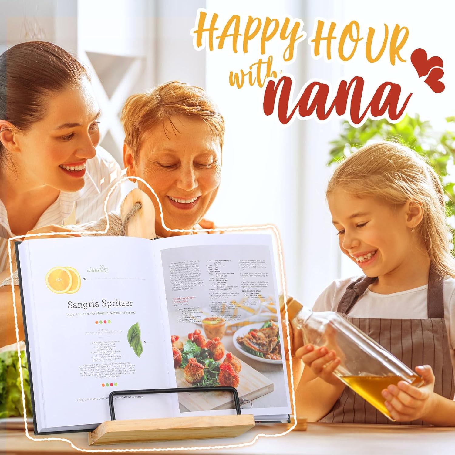 Suttmin Nanas Kitchen Gift Set for Grandmas Day