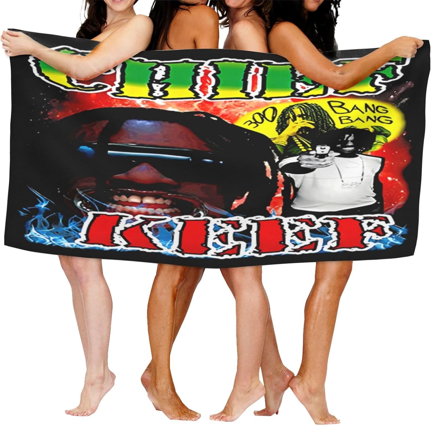 Utxnjskl Chief Music Keef Microfiber Bath Towel Quick Dry Beach Travel 52x32 In