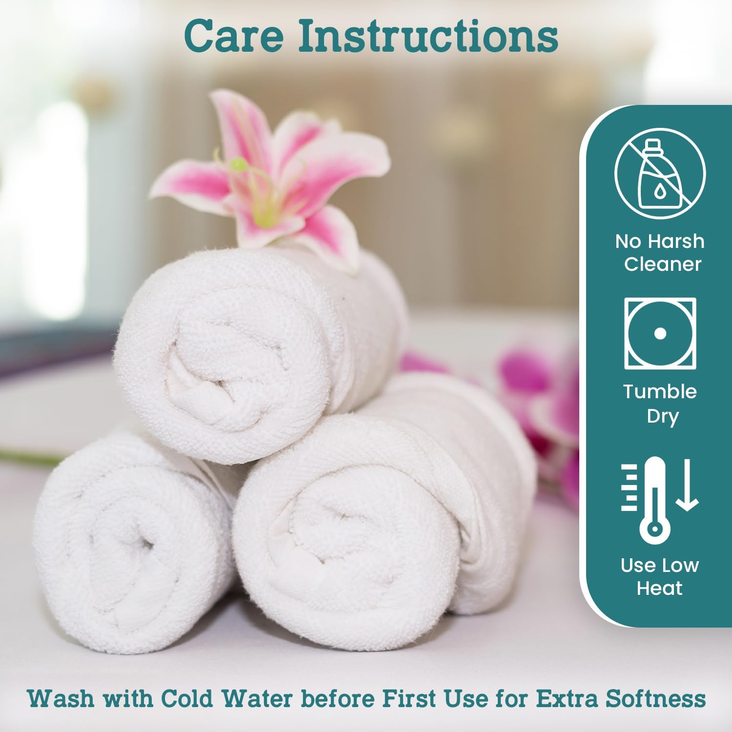 Premium Soft 100 Cotton Bath Towels