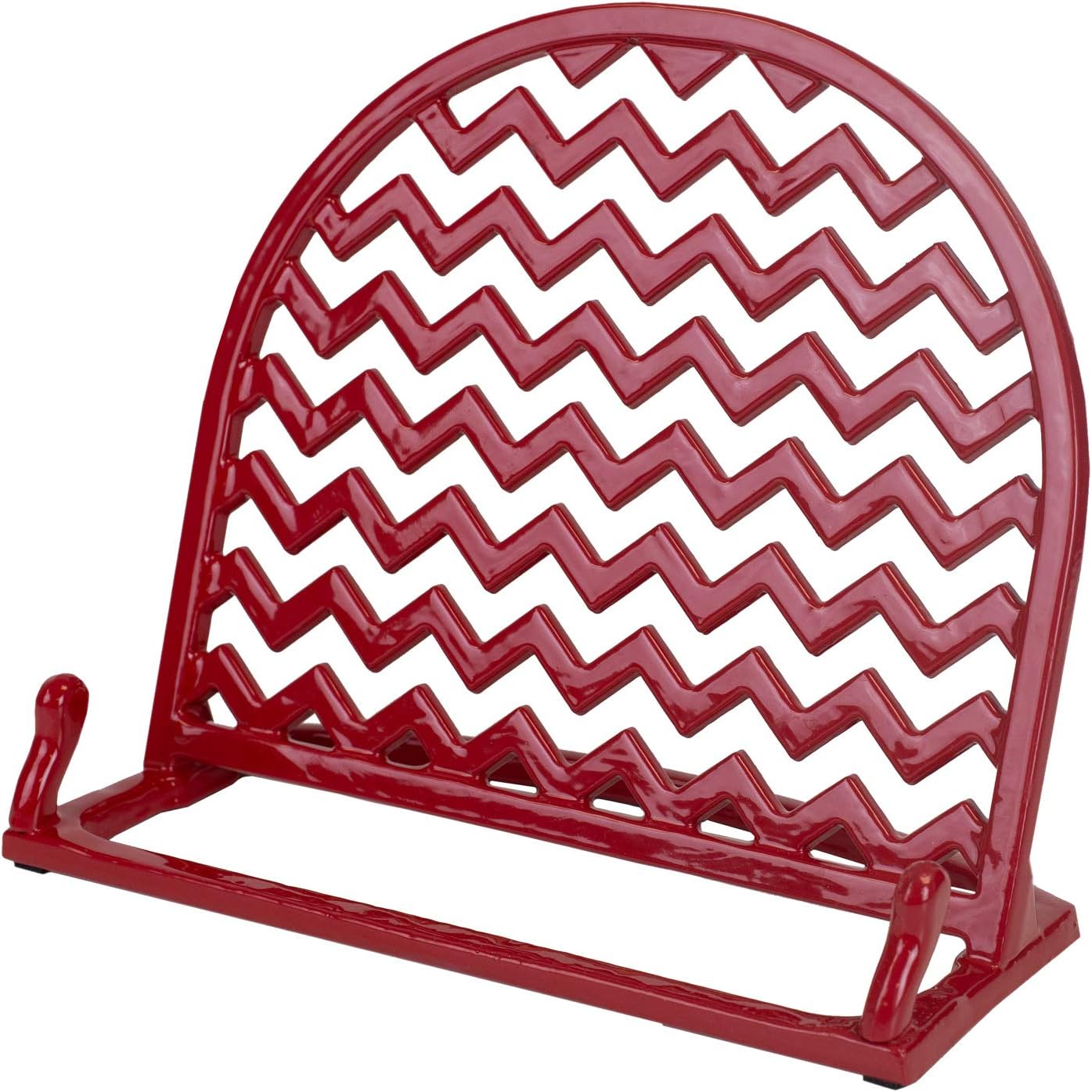 Home Basics Red Cast Iron Cookbook Stand