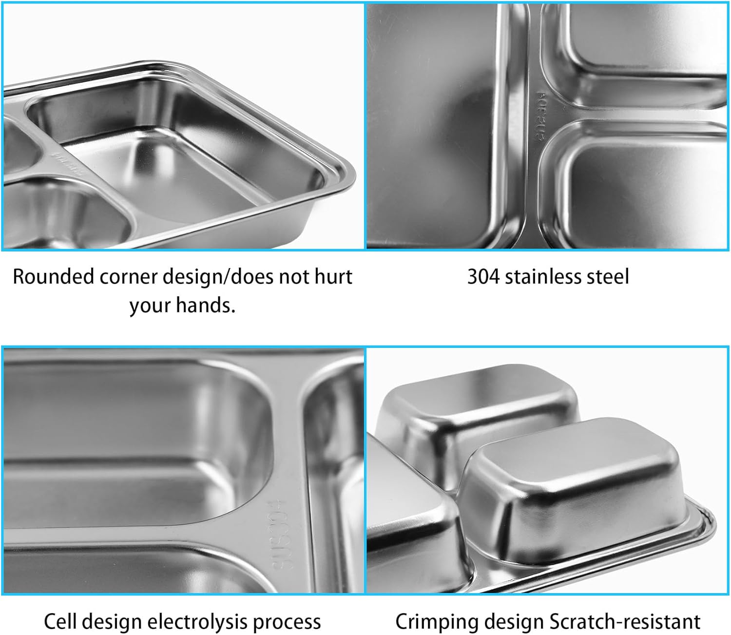 304 Stainless Steel Divided Plates