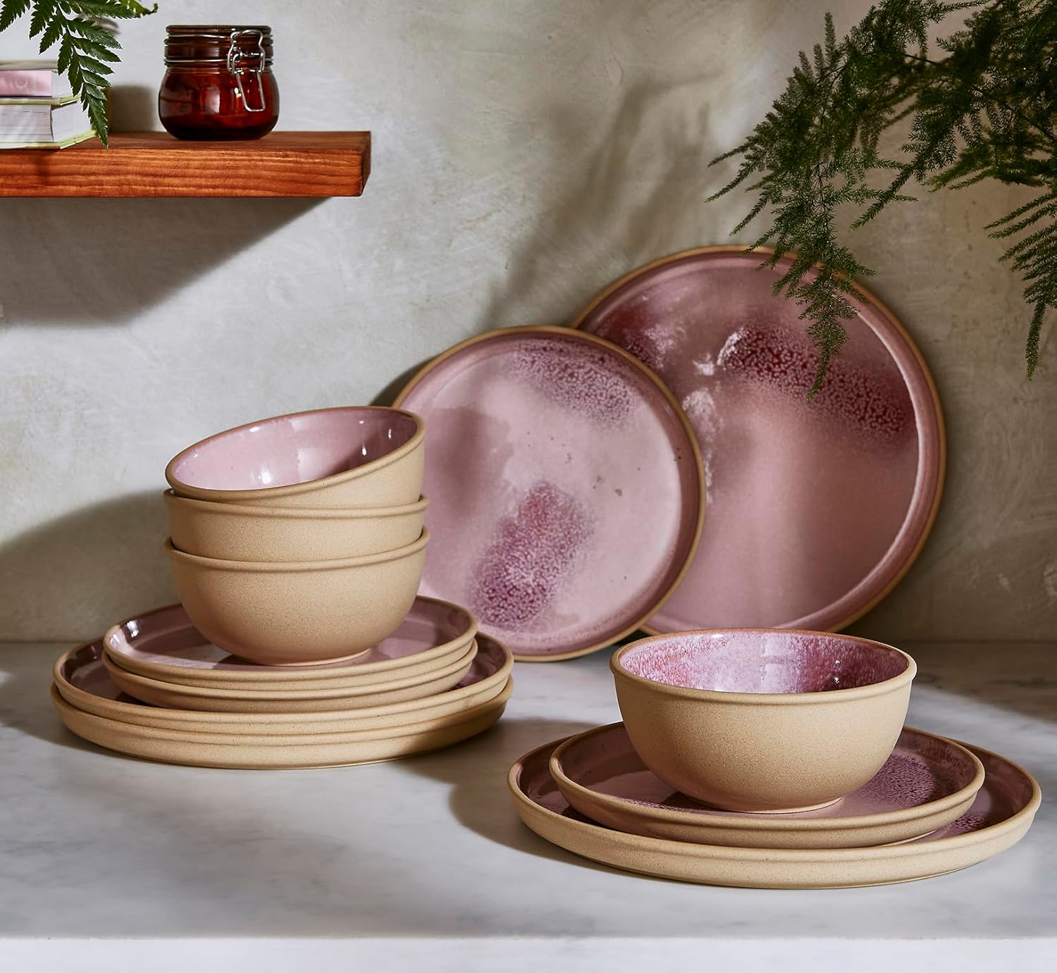 Stylish Portmeirion Minerals Dinner Plate Set