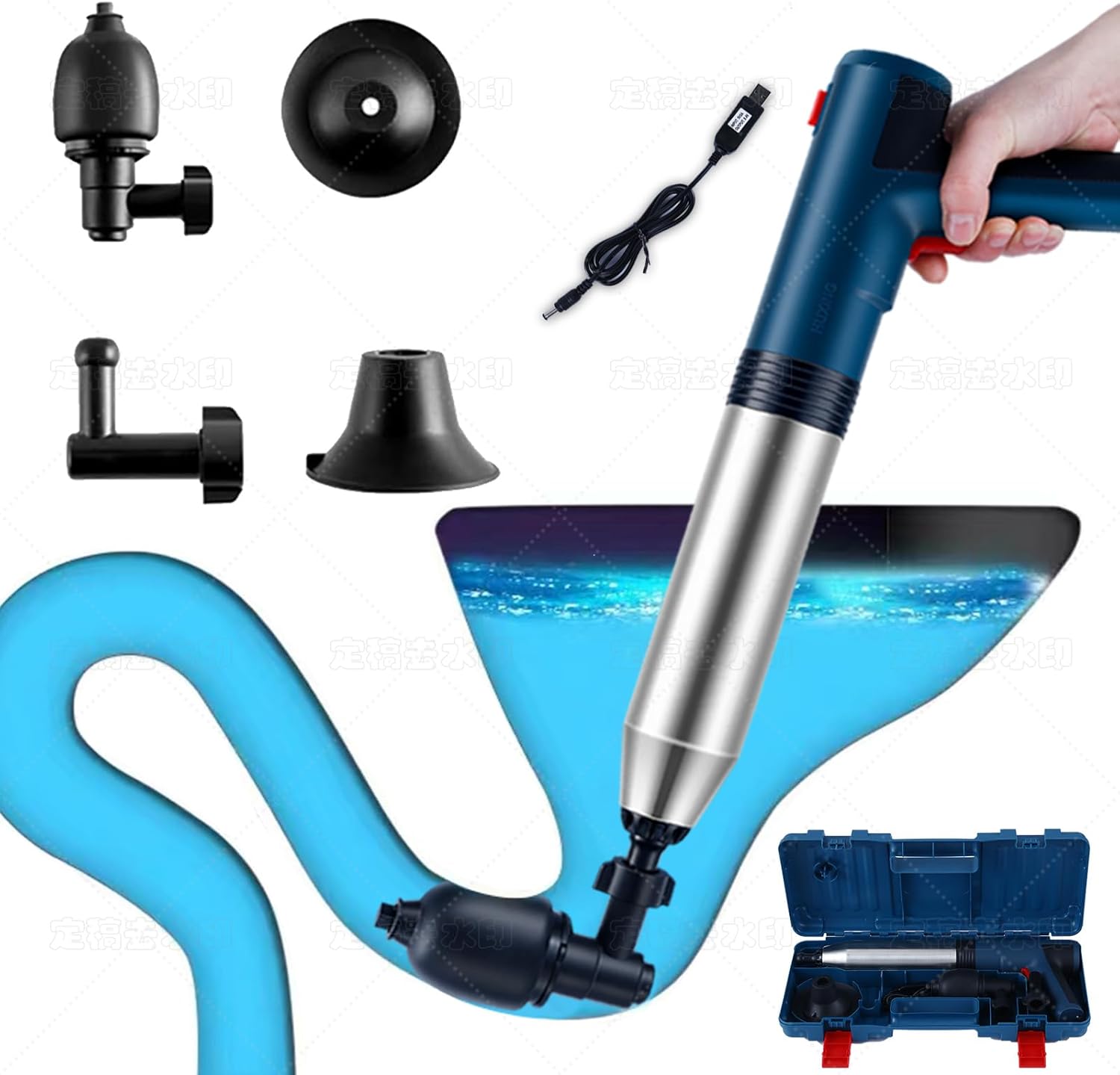 Electric Toilet Plunger Quick Powerful