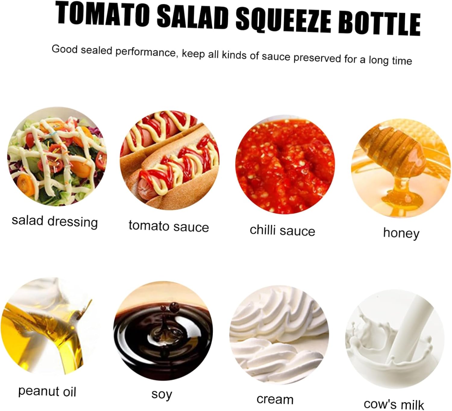 FELTECHELECTR Squeeze Bottle Set 6 Pcs
