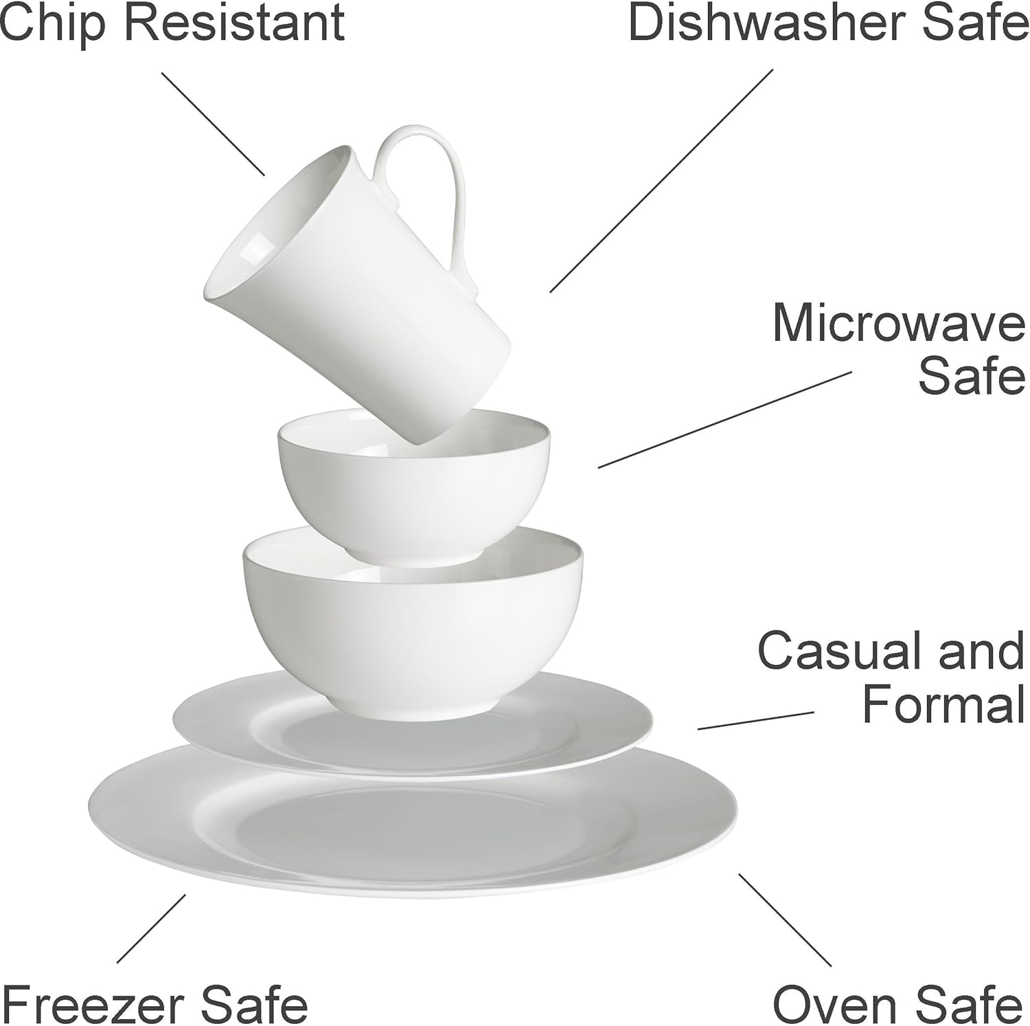 Elegant Mikasa Bone China Dinnerware Set