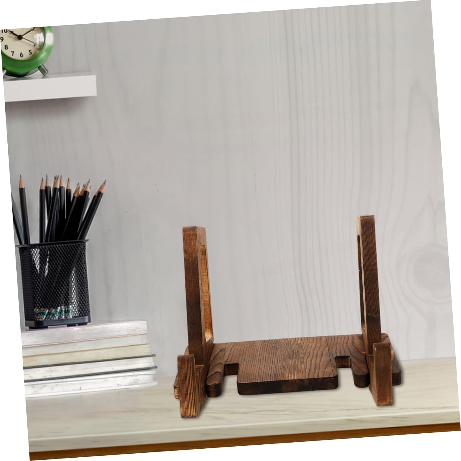 VOSAREA 3Pcs Wooden Cookbook Stand with Reading Display Features